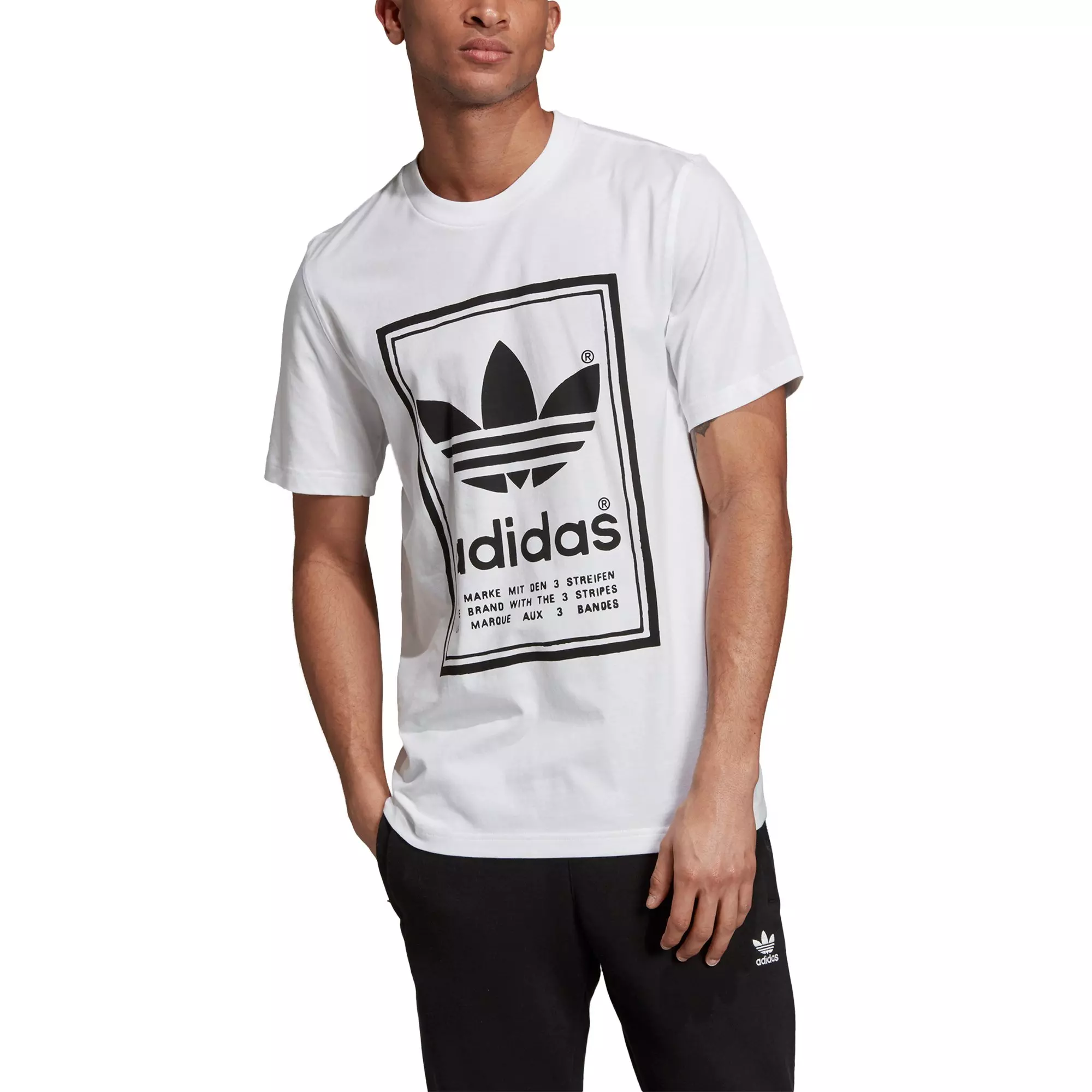 adidas Men's Vintage Tee - WHITE