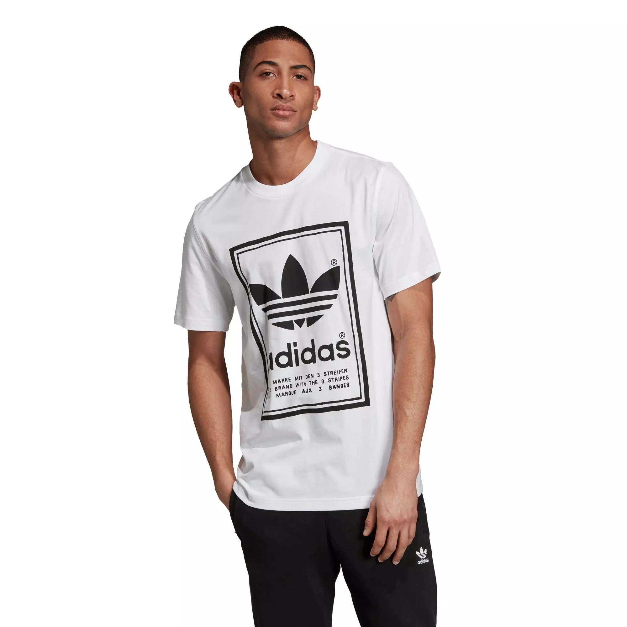 adidas Men's Vintage Tee - WHITE