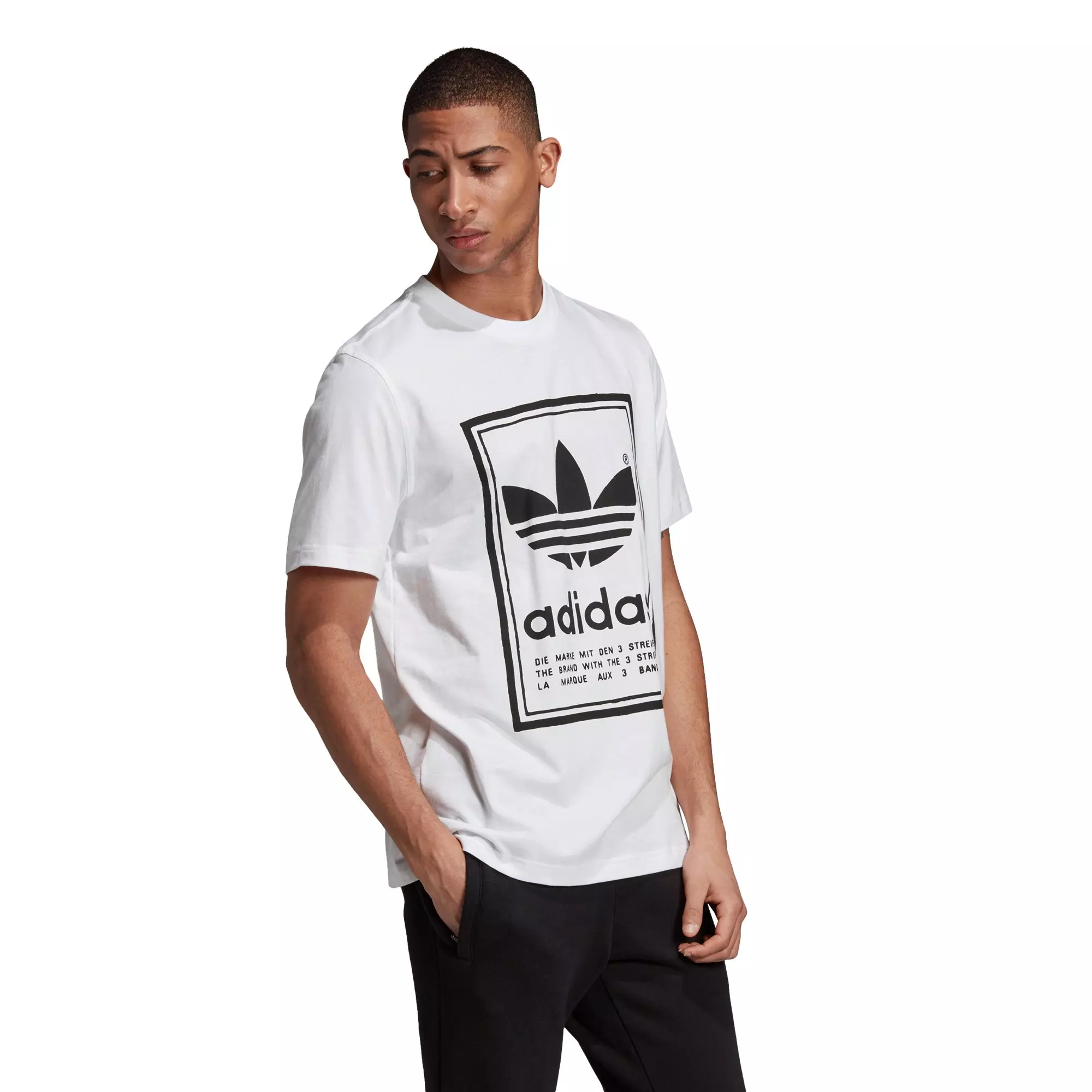 adidas Men's Vintage Tee - WHITE