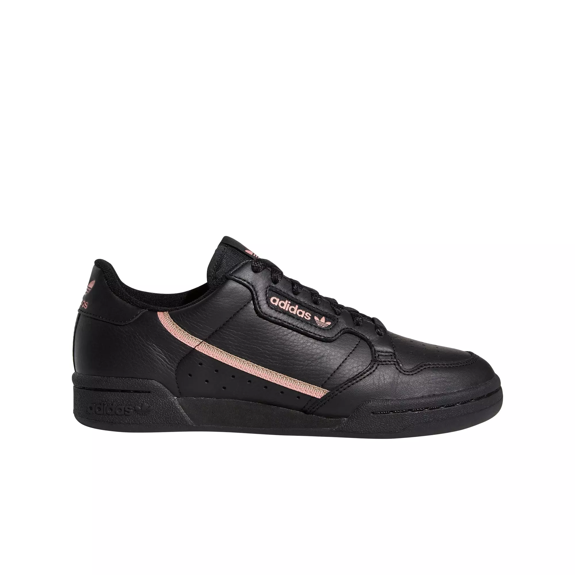 adidas Continental 80 "Core Black/Trace Pink" Women's Shoe - BLACK