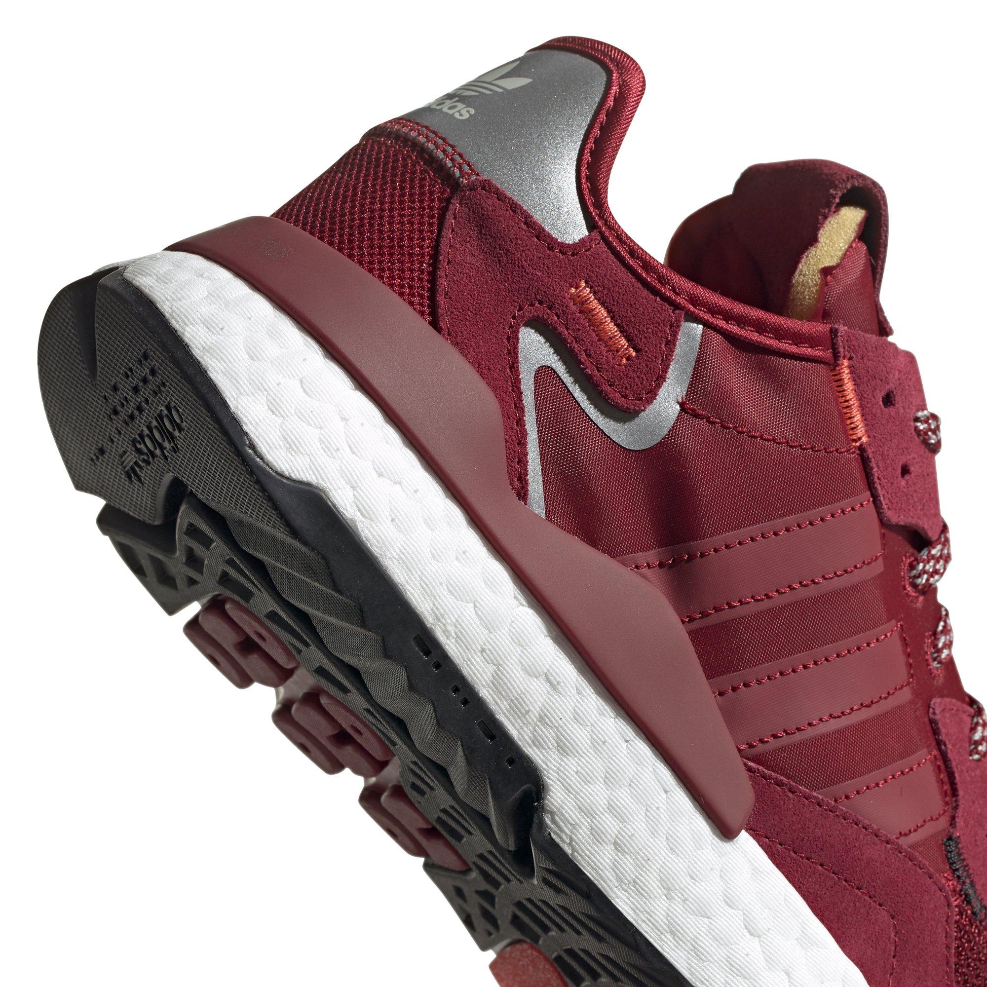 adidas nite jogger burgundy