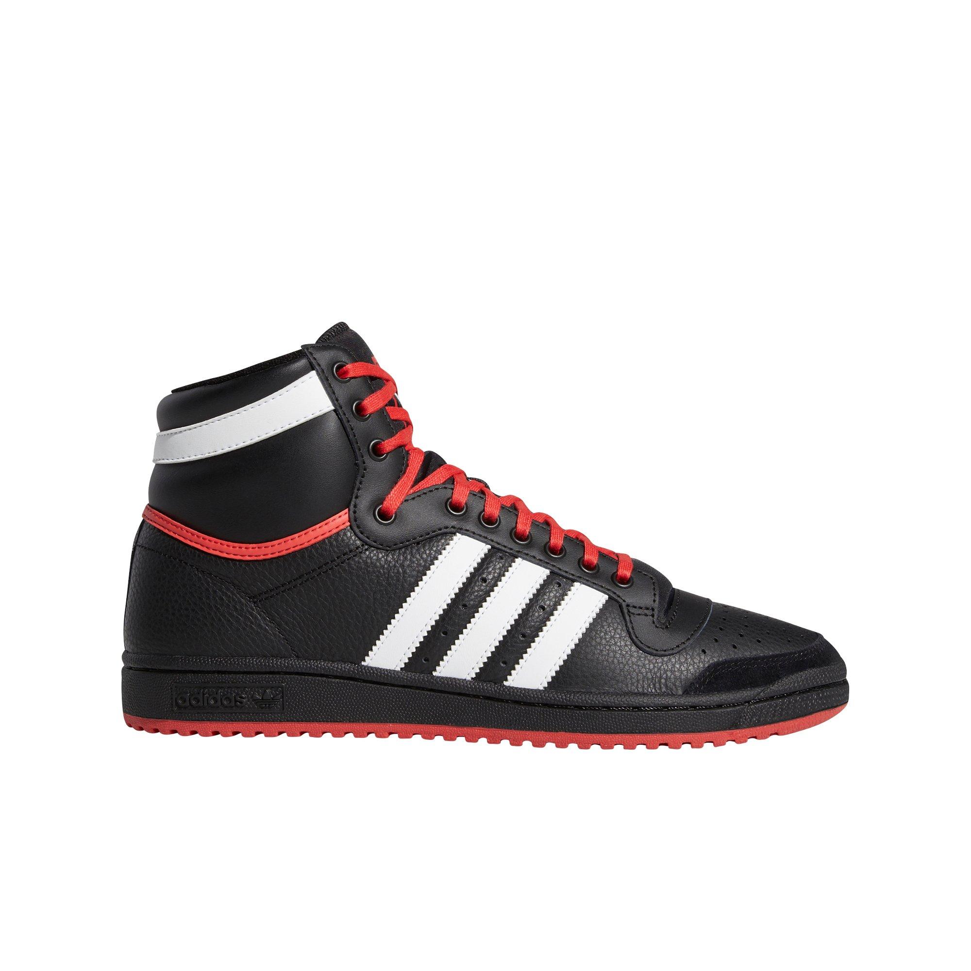 adidas high tops black and red