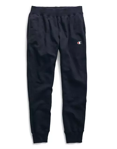 Champion Men's Reverse Weave Trim Joggers - NAVY
