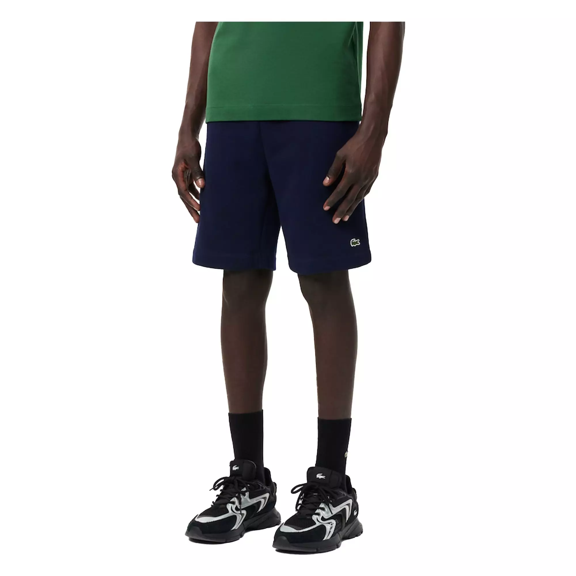 Lacoste Men's Sport Tennis Navy Fleece Short - NAVY