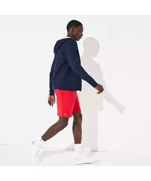 Lacoste Men's Tennis Red Fleece Shorts - | City Gear