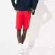 Lacoste Men's Sport Tennis Red Fleece Shorts - RED Thumbnail View 6