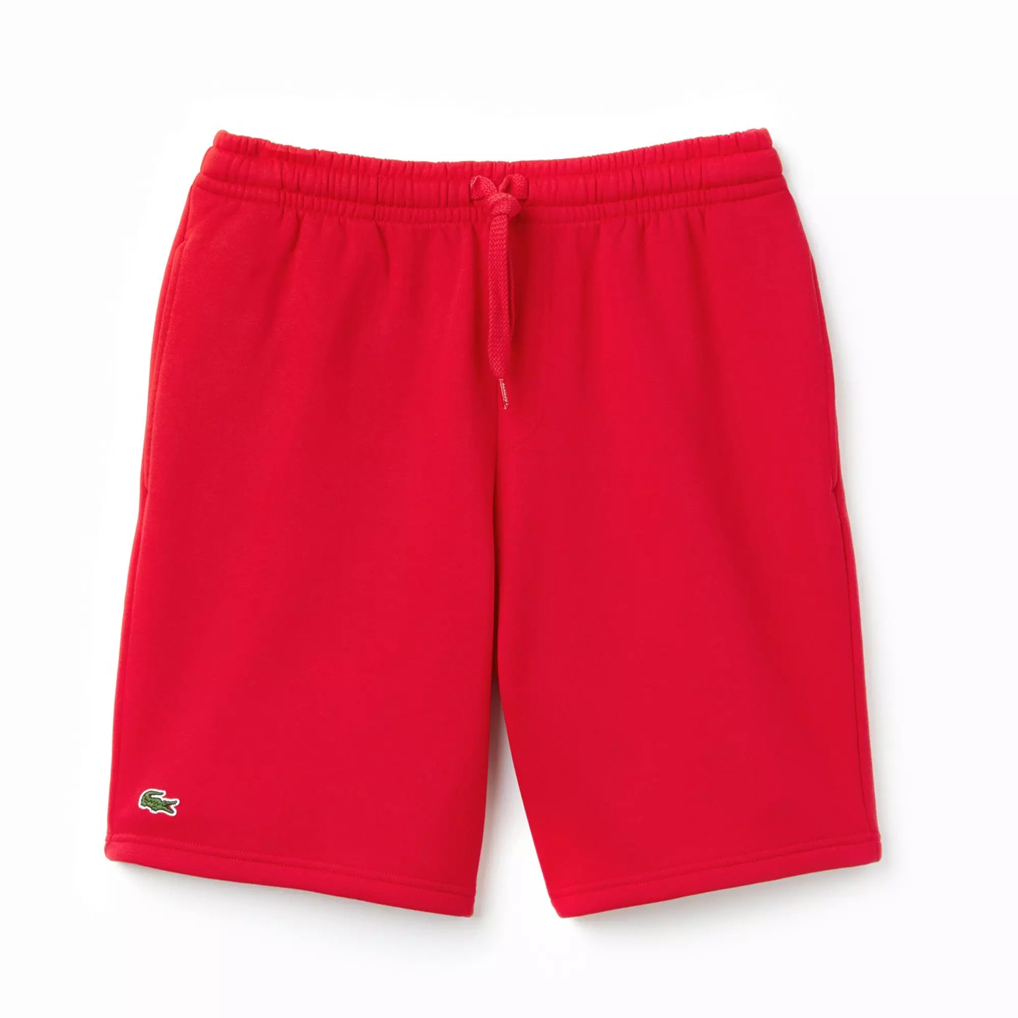 Lacoste Men's Sport Tennis Red Fleece Shorts - RED