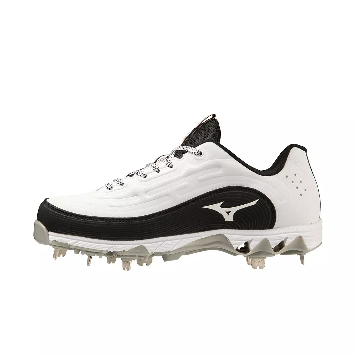 Mizuno 9-Spike Swift 8 Fastpitch "White/Black" Women's Softball Cleat - WHITE/BLACK