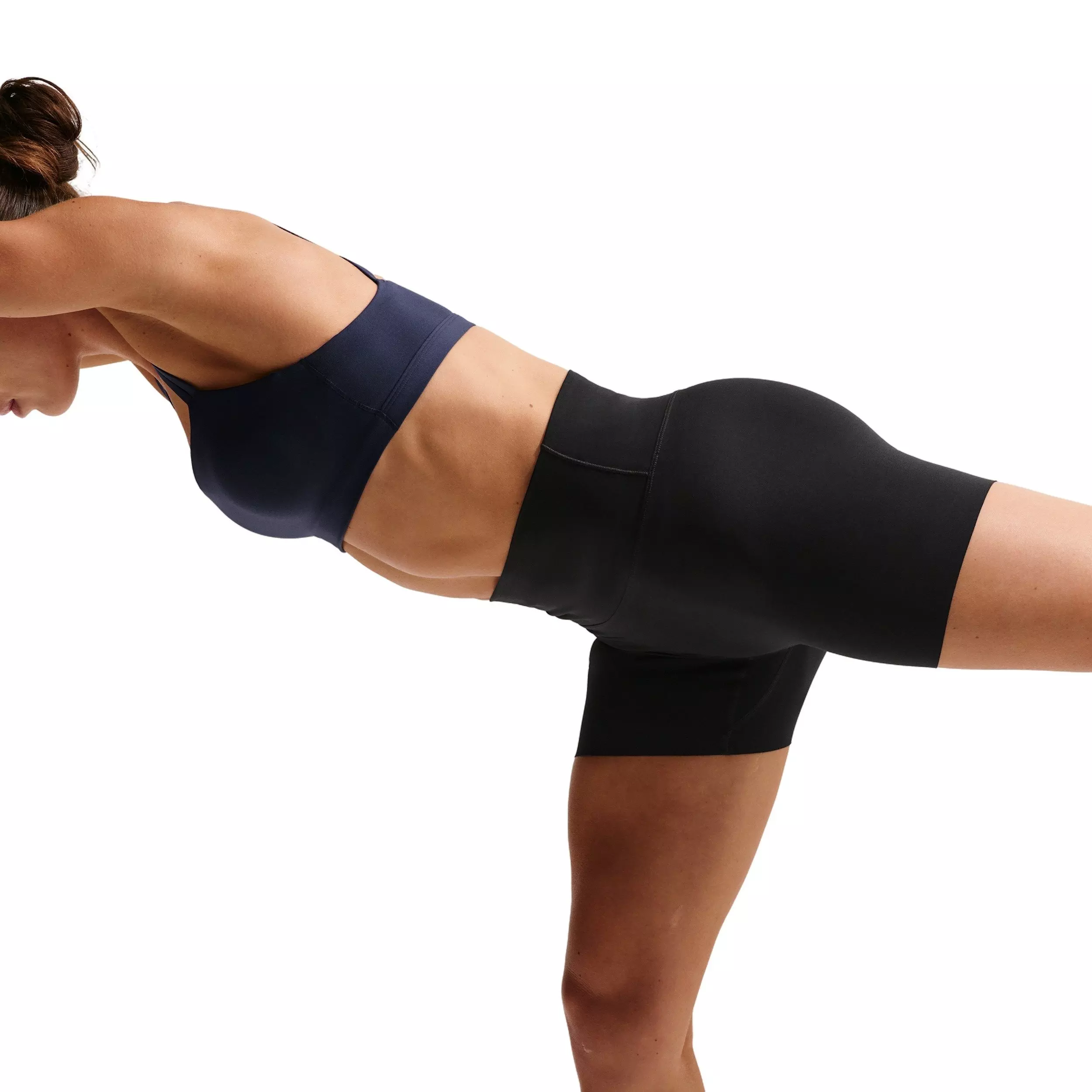 Nike Women's Zenvy High-Waisted 5" Biker Shorts - Black - BLACK