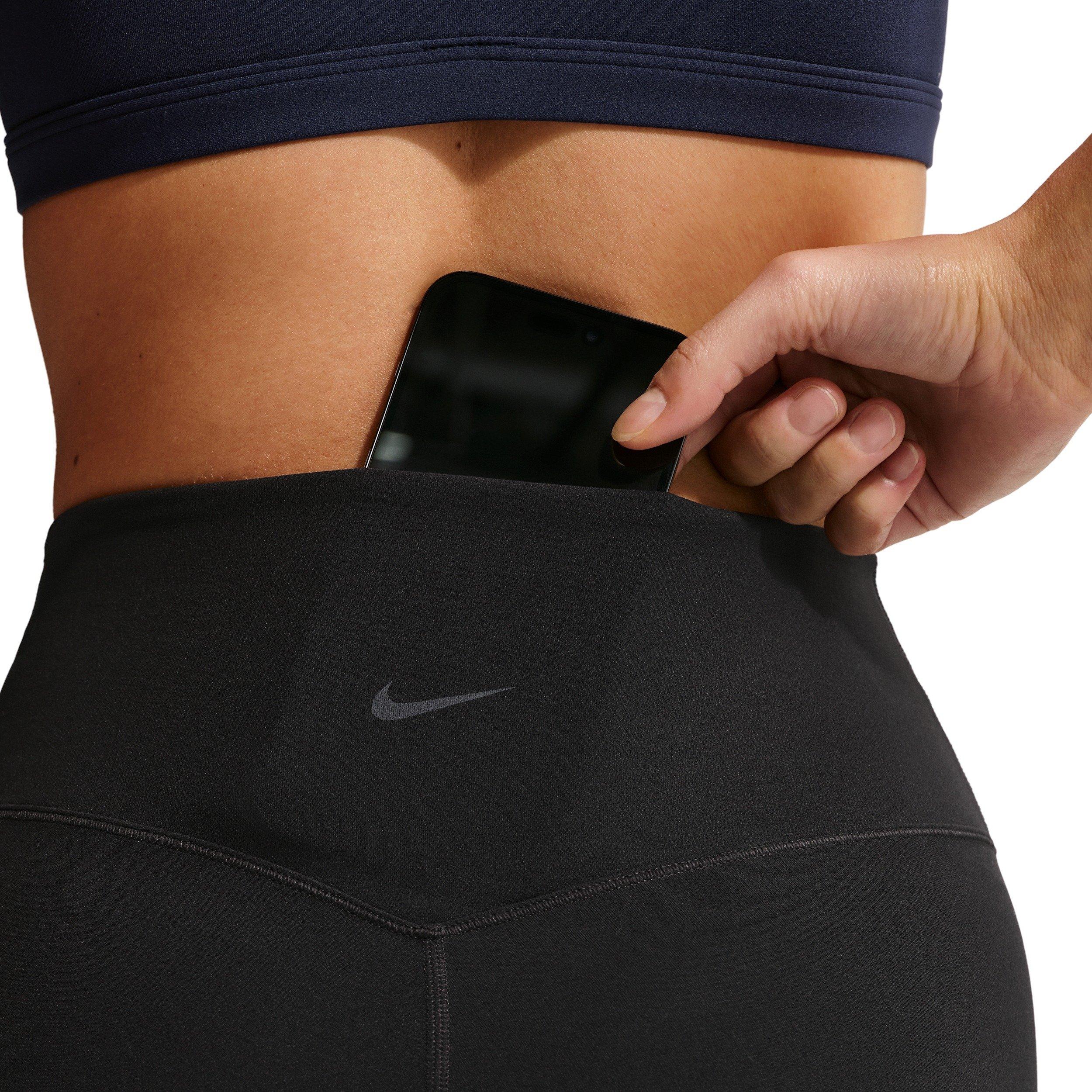 Nike Women's Zenvy High-Waisted 5" Biker Shorts - Black - BLACK Thumbnail View 4