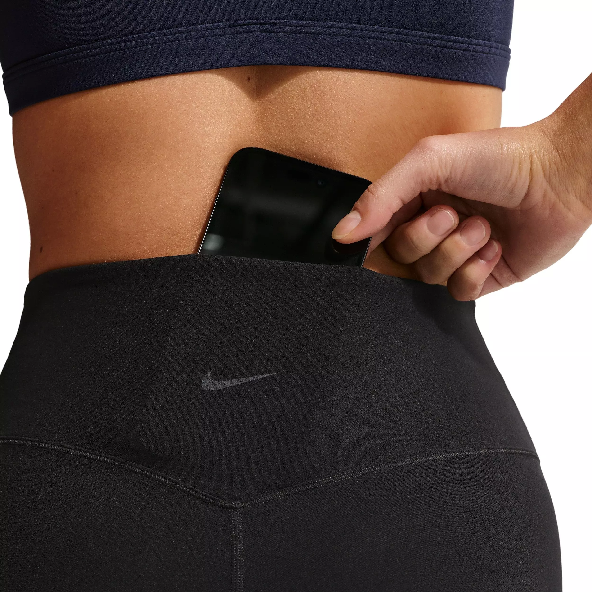 Nike Women's Zenvy High-Waisted 5" Biker Shorts - Black - BLACK