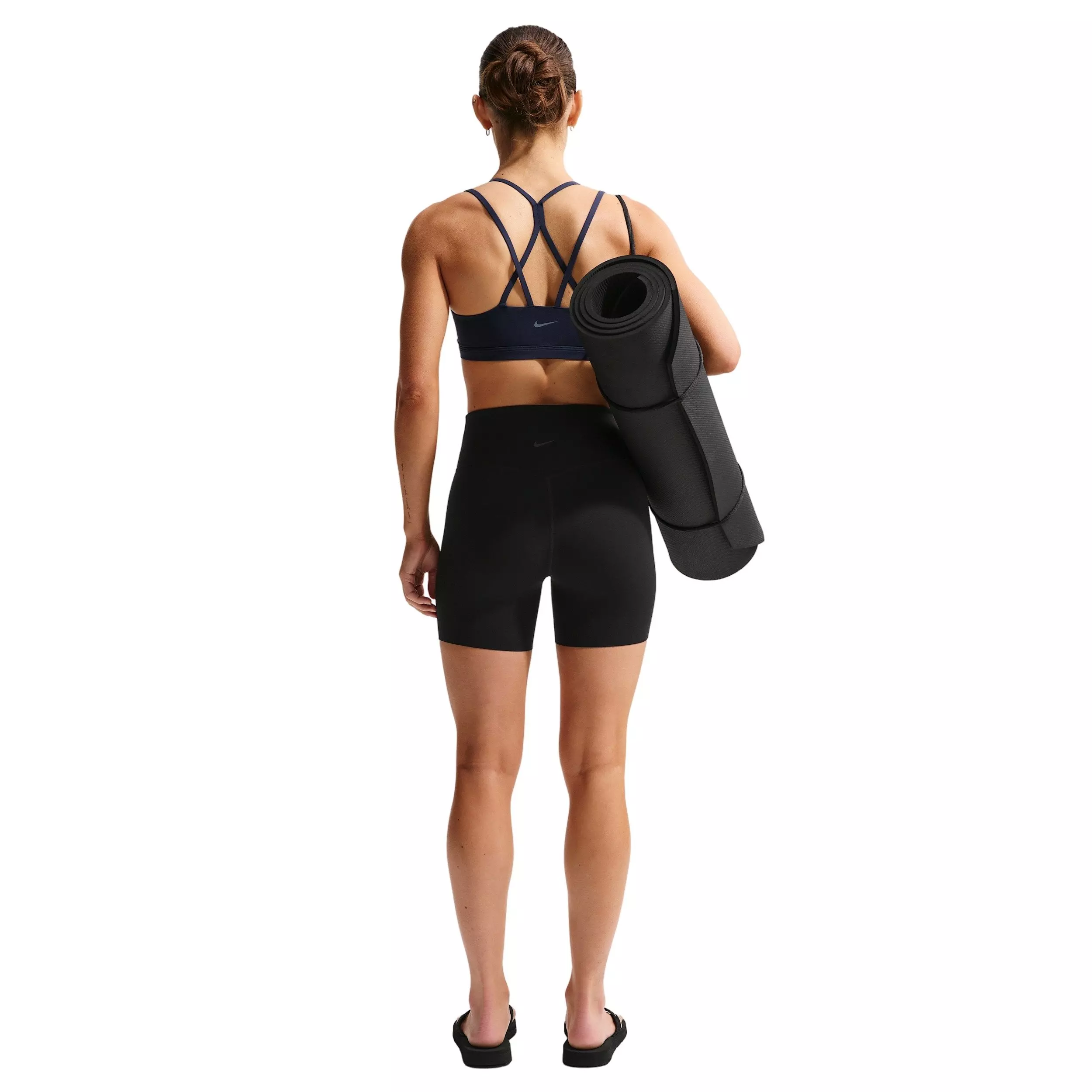 Nike Women's Zenvy High-Waisted 5" Biker Shorts - Black - BLACK