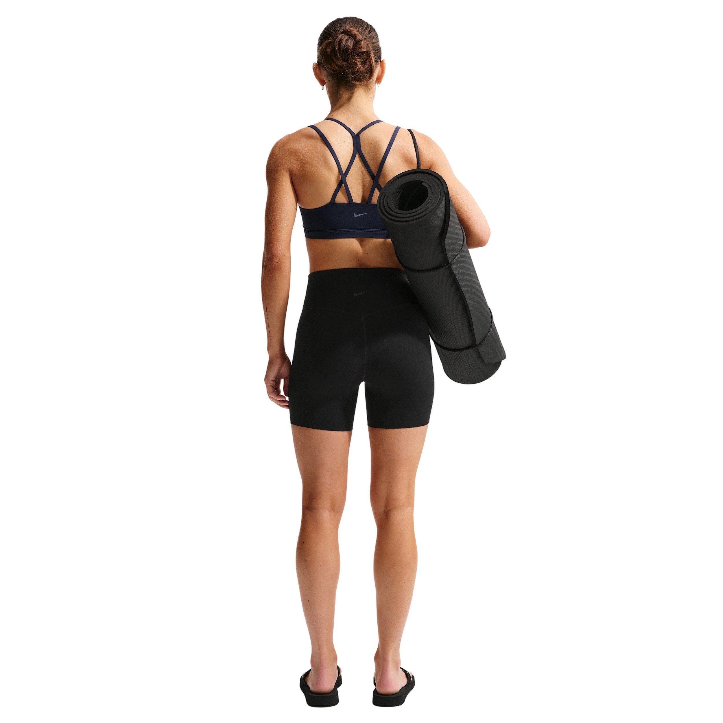 Nike Women's Zenvy High-Waisted 5" Biker Shorts -Black - BLACK Thumbnail View 6