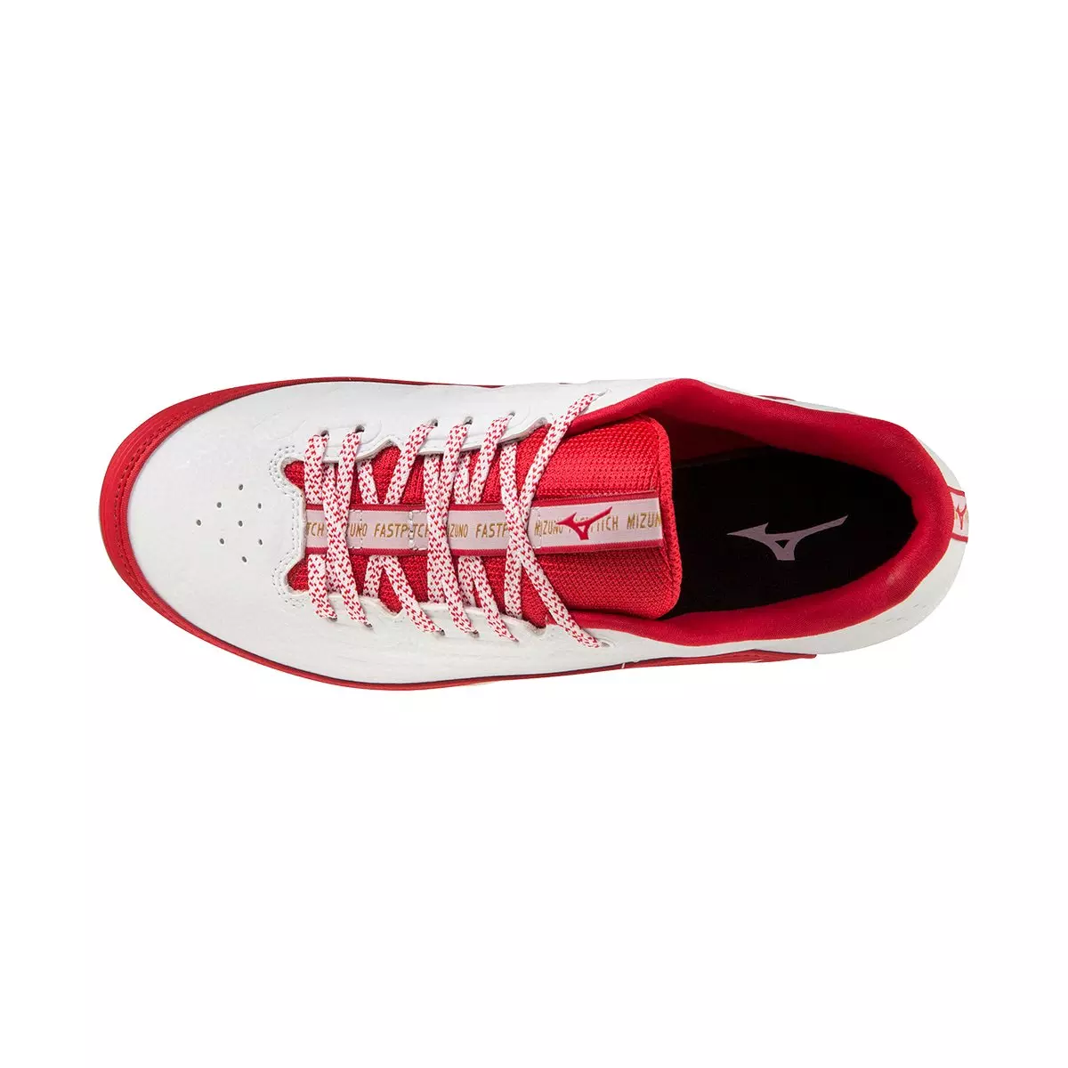 Mizuno Advanced Finch Elite 6 TPU "White/Red" Women's Softball Cleat - WHITE/RED