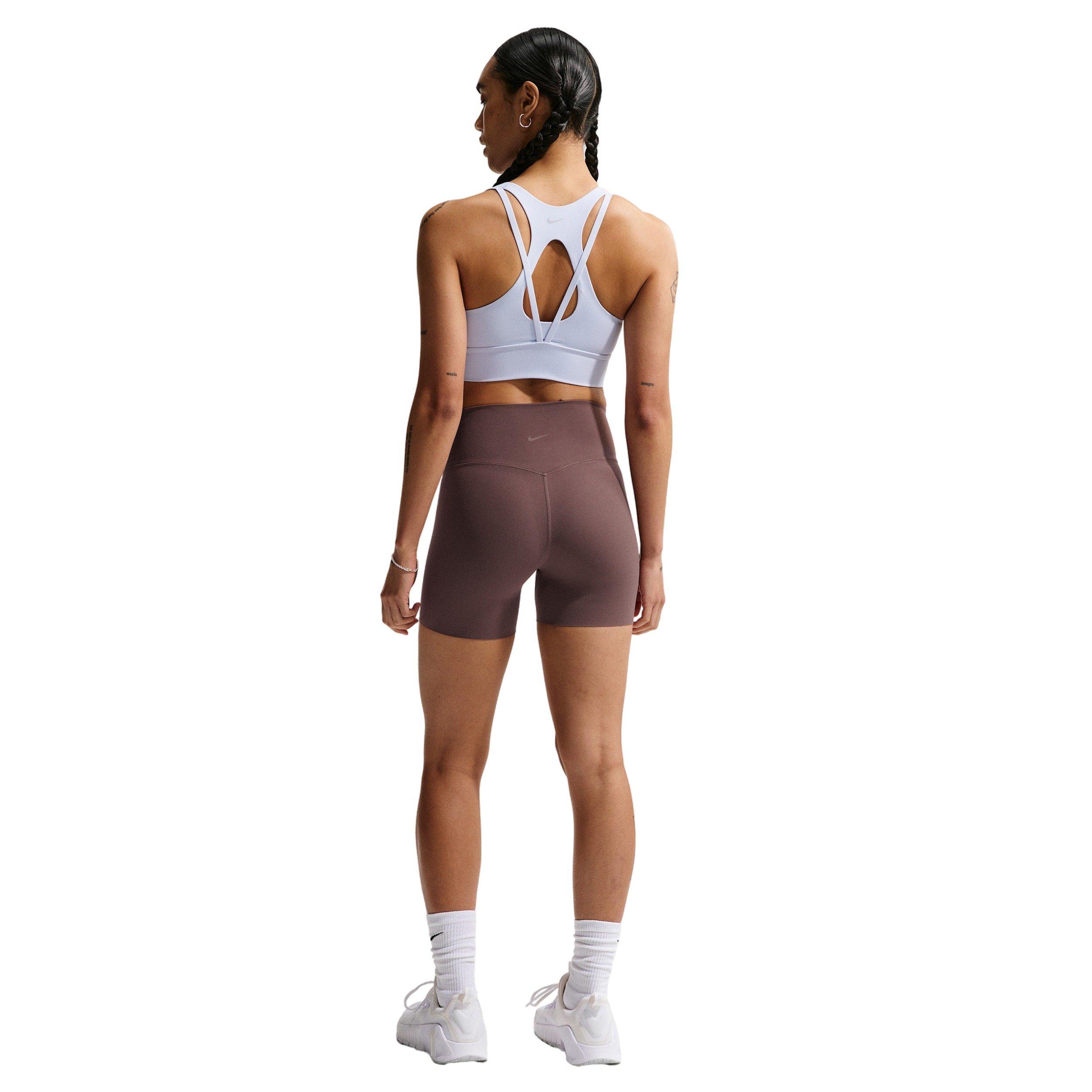 Nike Women's Zenvy High-Waisted 5" Biker Shorts - Tattoo Purple - TATTOO PURPLE Thumbnail View 6