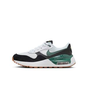 Nike Air Max SYSTM "White/Black/Barely Volt/Vintage Green" Grade School Boys' Shoe