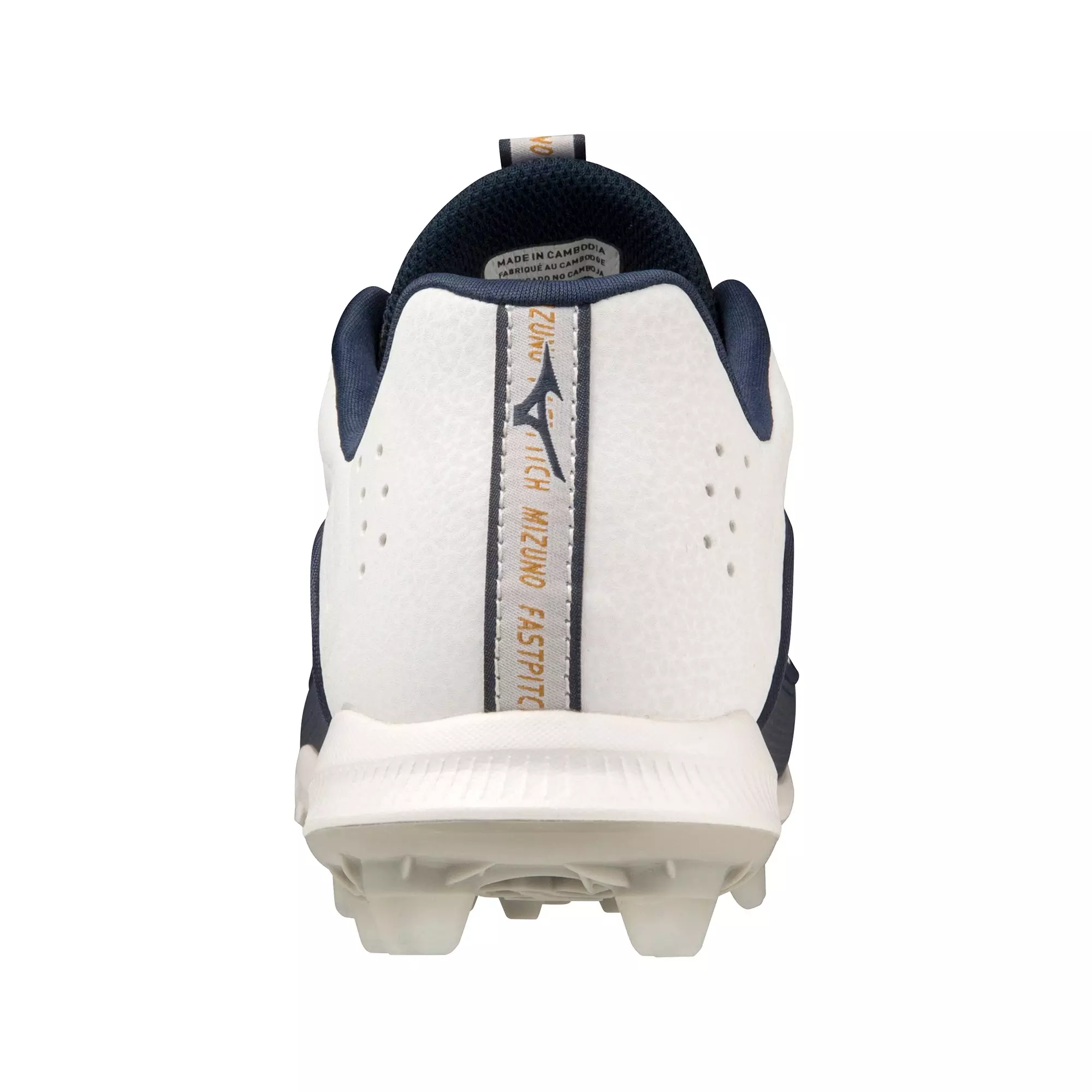 Mizuno Advanced Finch Elite 6 TPU "White/Navy" Women's Softball Cleat - WHITE/NAVY