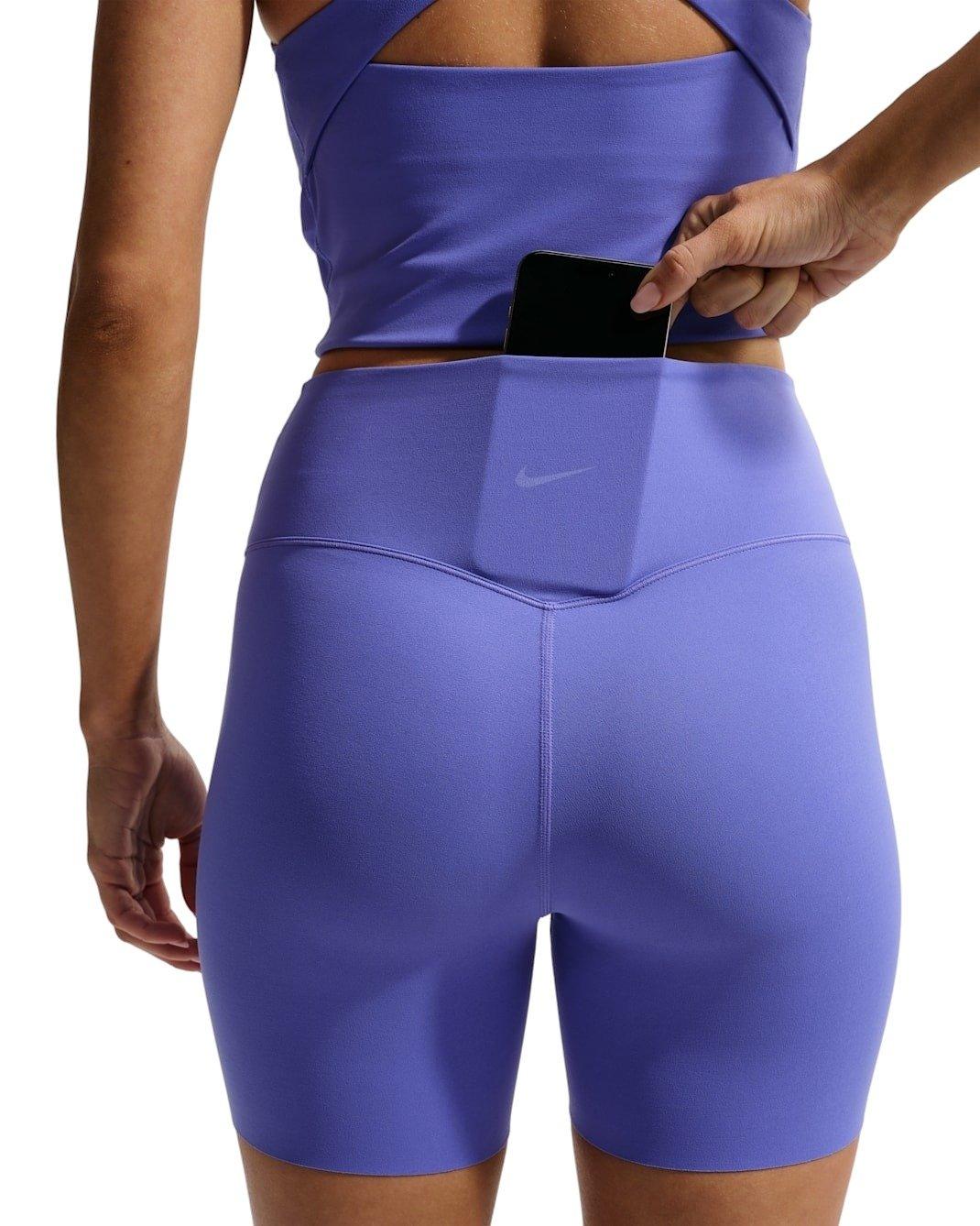 Nike Women's Zenvy High-Waisted 5" Biker Shorts - Sapphire - SAPPHIRE Thumbnail View 2