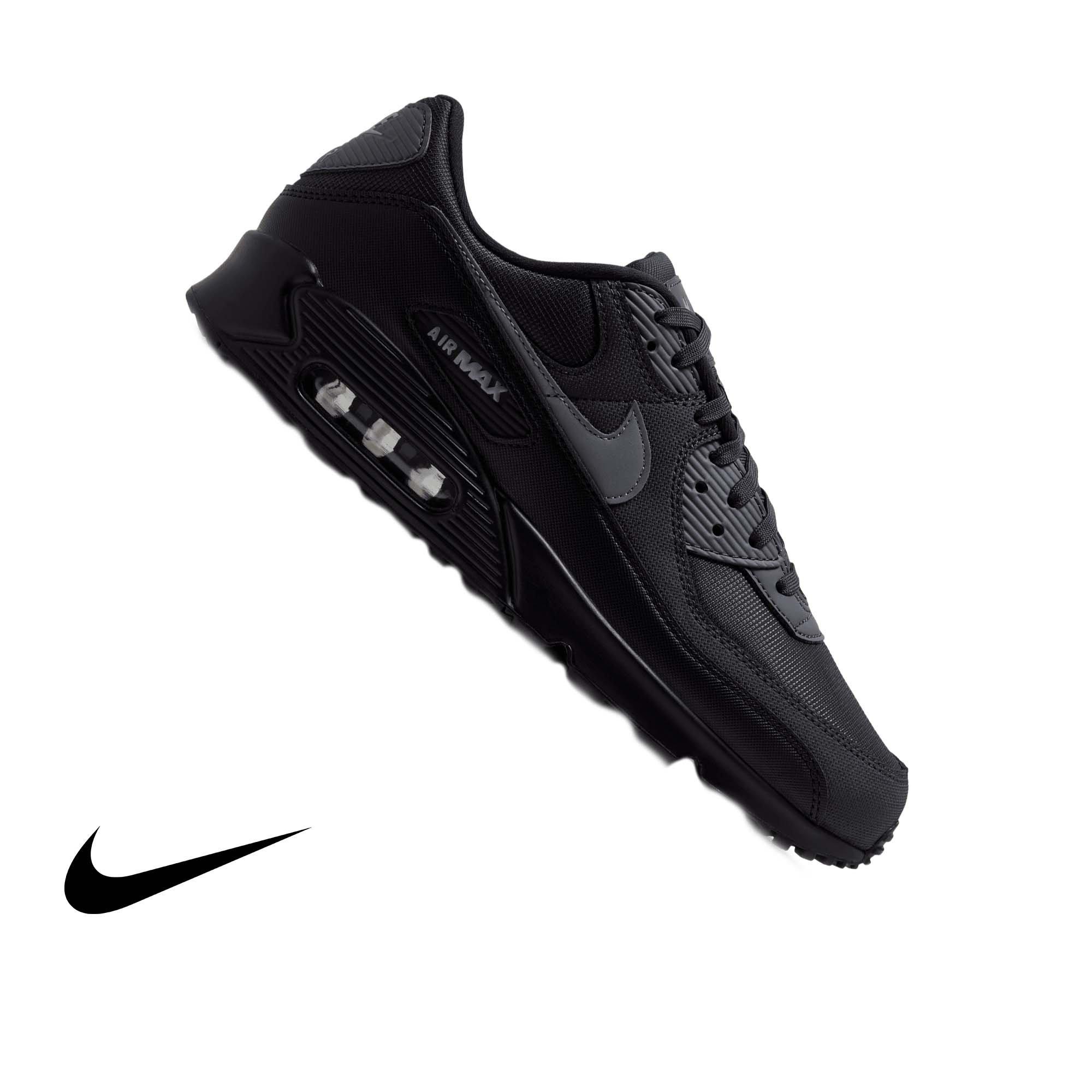 Nike Air Max 90 Premium "Dark Smoke Grey" Men's Shoe - DK SMOKE GREY/COOL GREY/BLACK
