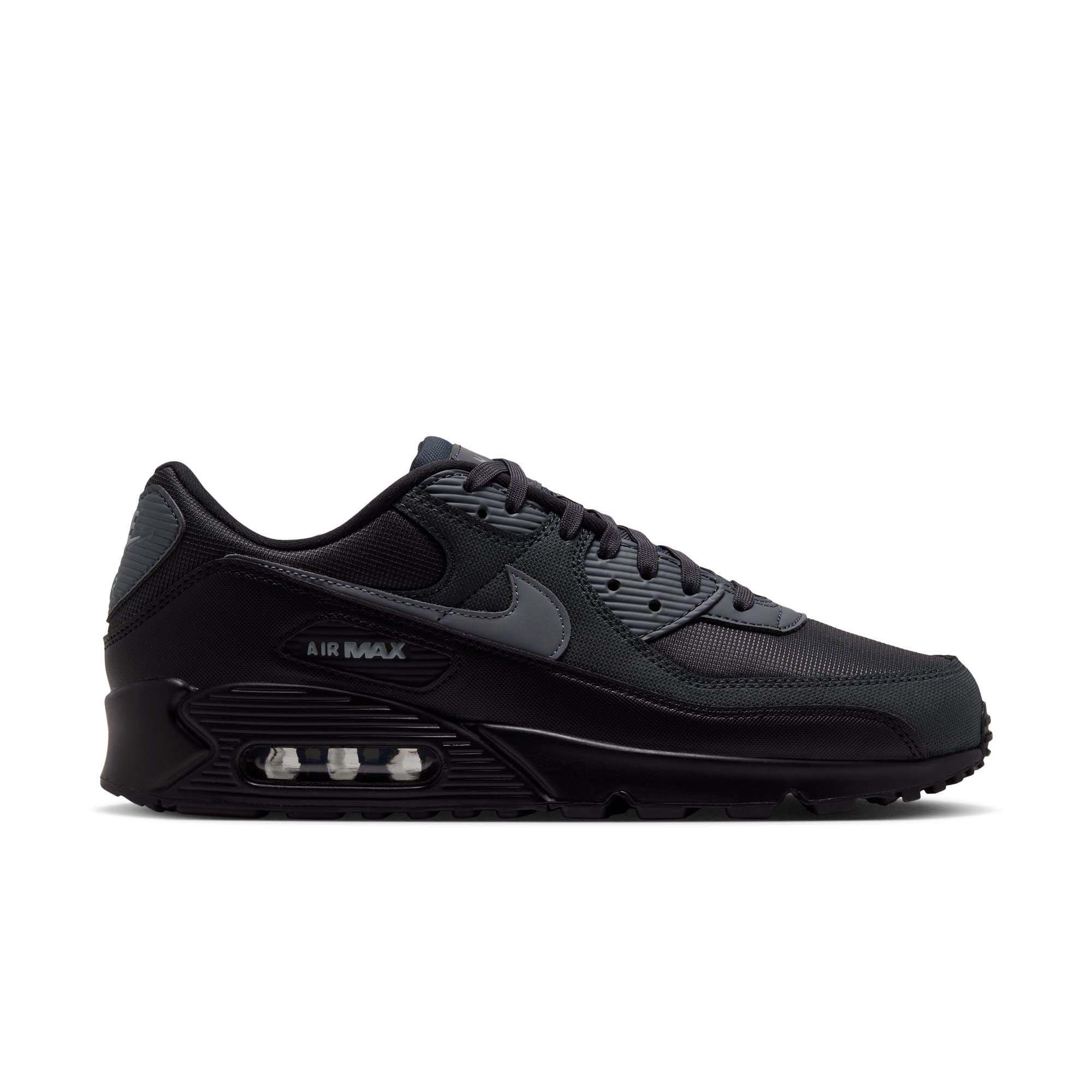 Nike Air Max 90 Premium "Dark Smoke Grey" Men's Shoe - DK SMOKE GREY/COOL GREY/BLACK