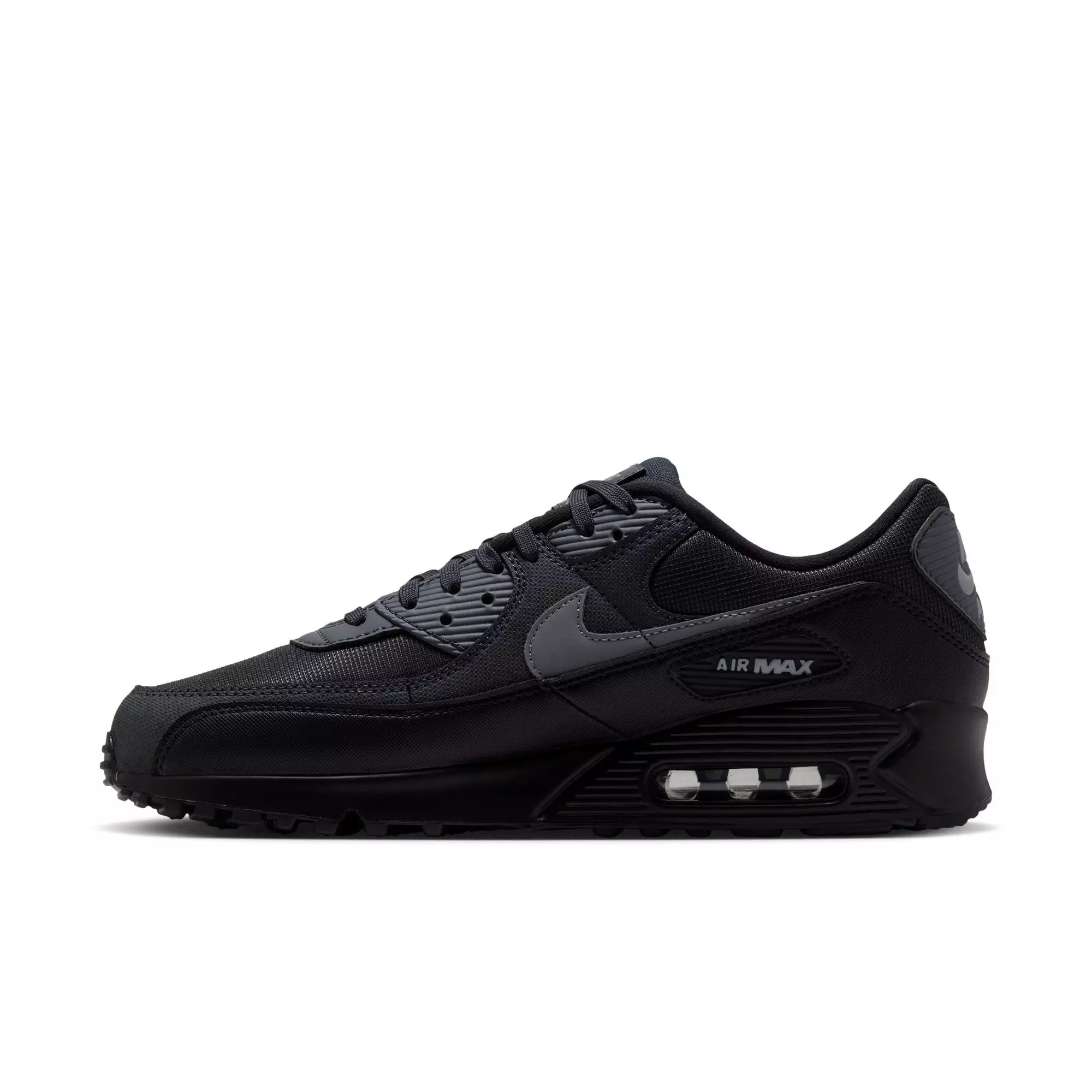 Nike Air Max 90 Premium "Dark Smoke Grey" Men's Shoe - DK SMOKE GREY/COOL GREY/BLACK