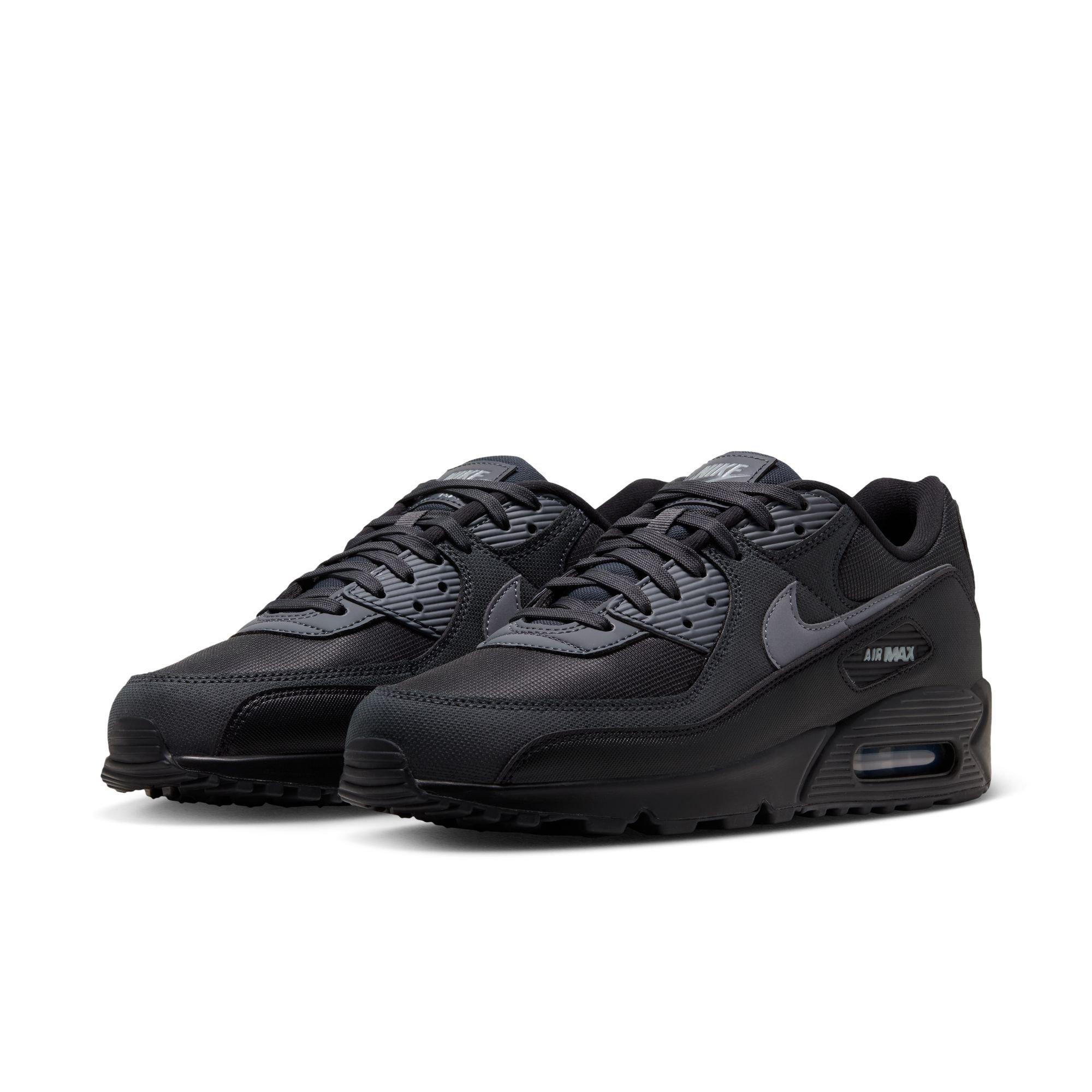 Nike Air Max 90 Premium "Dark Smoke Grey" Men's Shoe - DK SMOKE GREY/COOL GREY/BLACK
