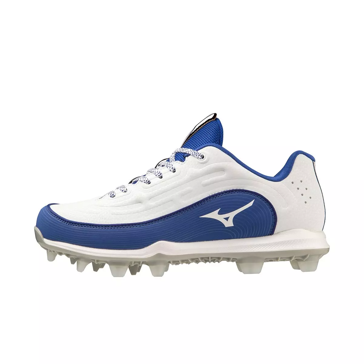 Mizuno Advanced Finch Elite 6 TPU "White/Royal" Women's Softball Cleat - WHITE/ROYAL