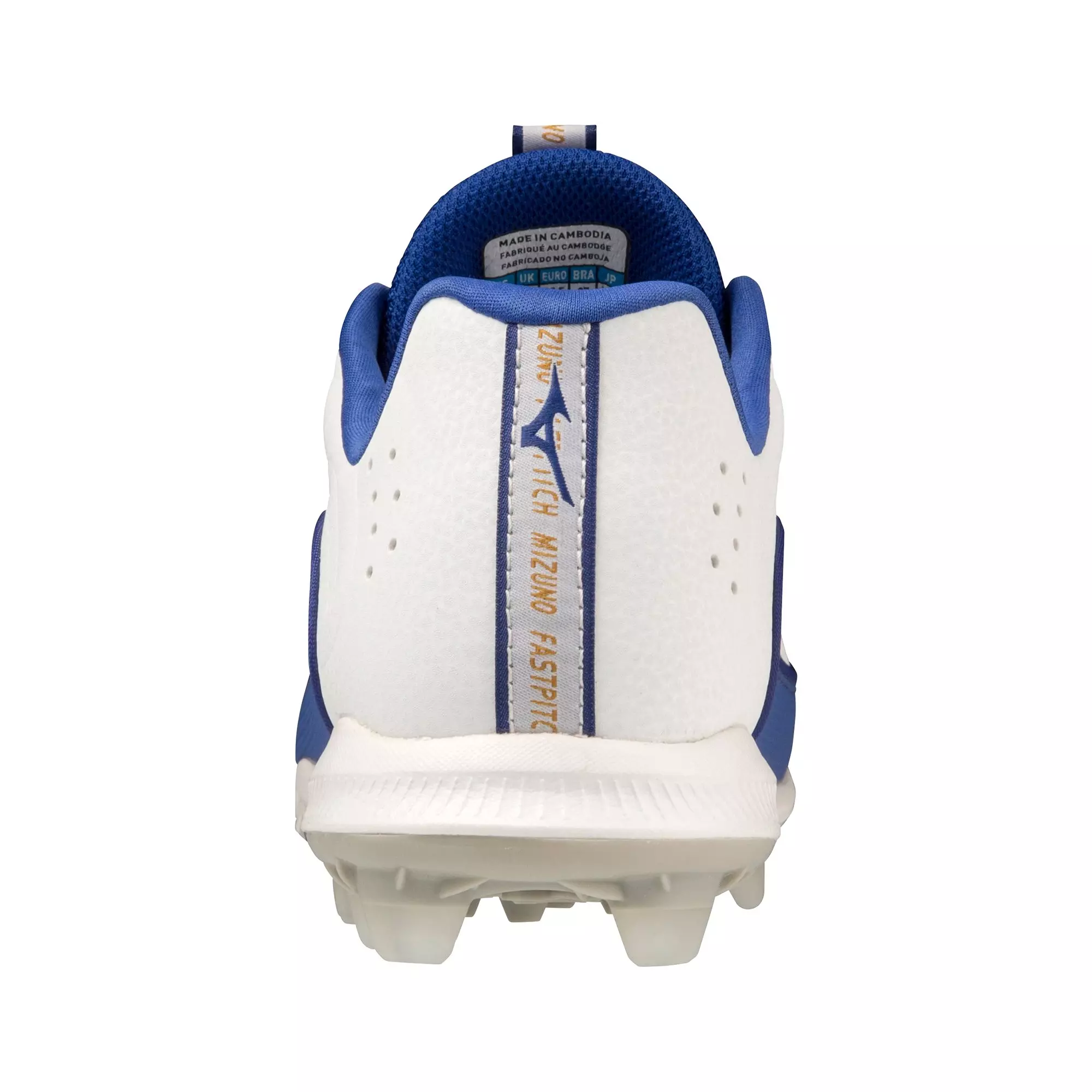 Mizuno Advanced Finch Elite 6 TPU "White/Royal" Women's Softball Cleat - WHITE/ROYAL