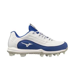 Mizuno Advanced Finch Elite 6 TPU "White/Royal" Women's Softball Cleat