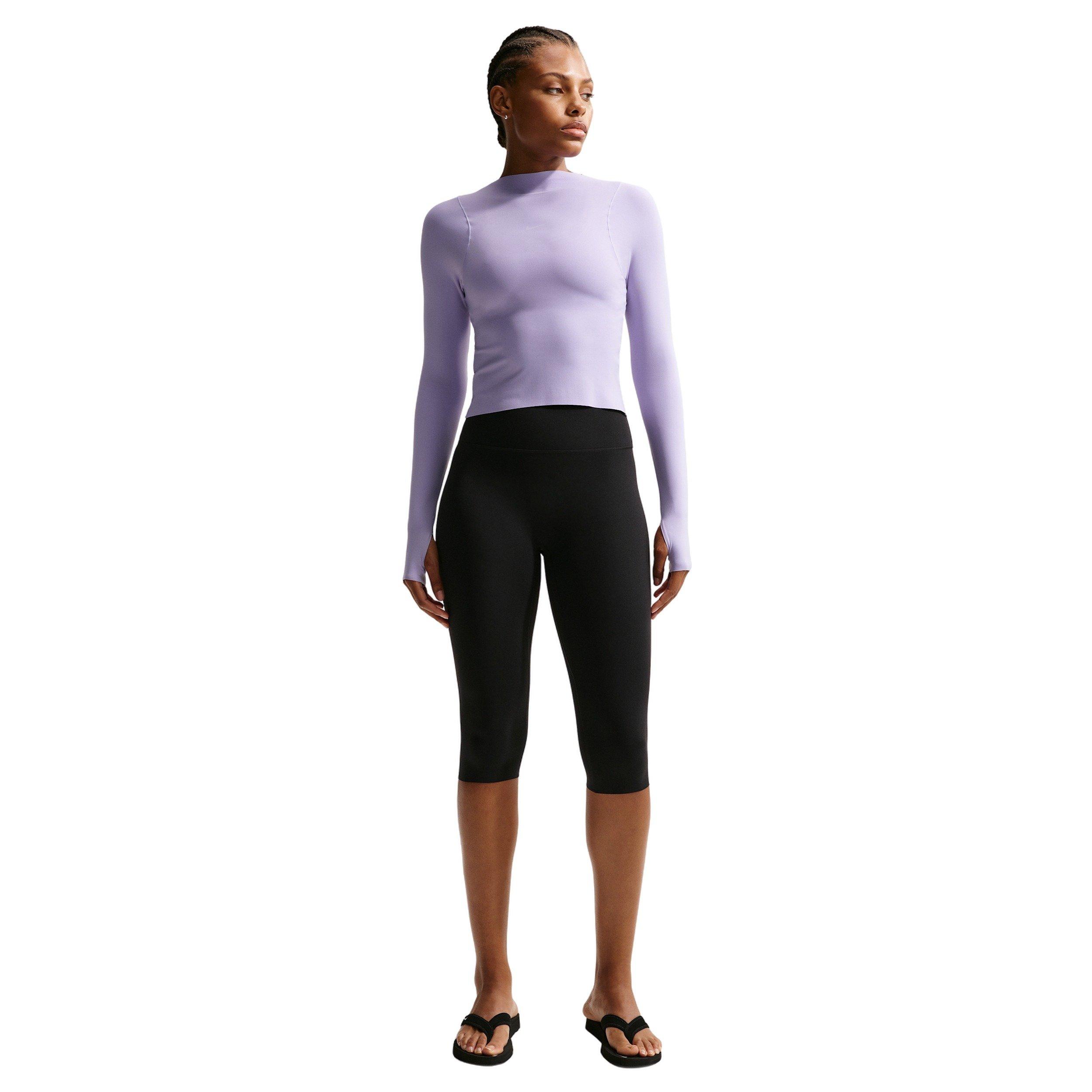 Nike Women's Zenvy High-Waisted USEA Capri Leggings -Black - BLACK Thumbnail View 5