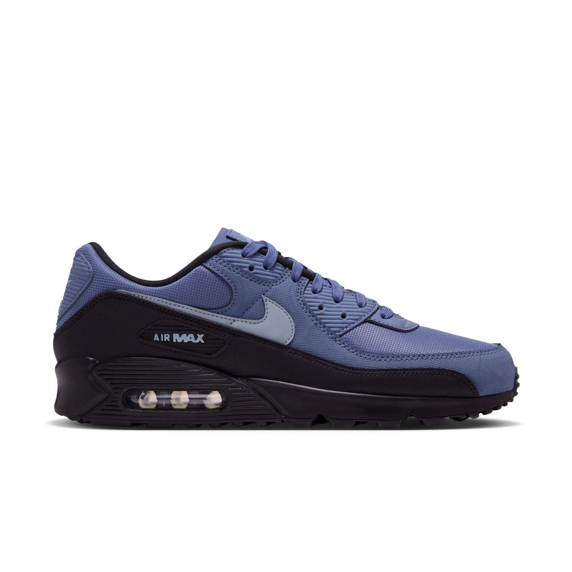 Nike Air Max 90 Premium "Diffused Blue" Men's Shoe - DIFFUSED BLUE/DOVE GREY/BLACK