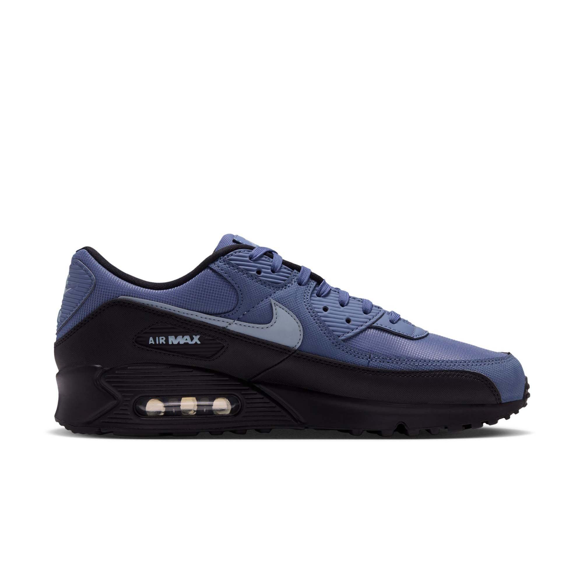 Nike Air Max 90 Premium "Diffused Blue" Men's Shoe - DIFFUSED BLUE/DOVE GREY/BLACK