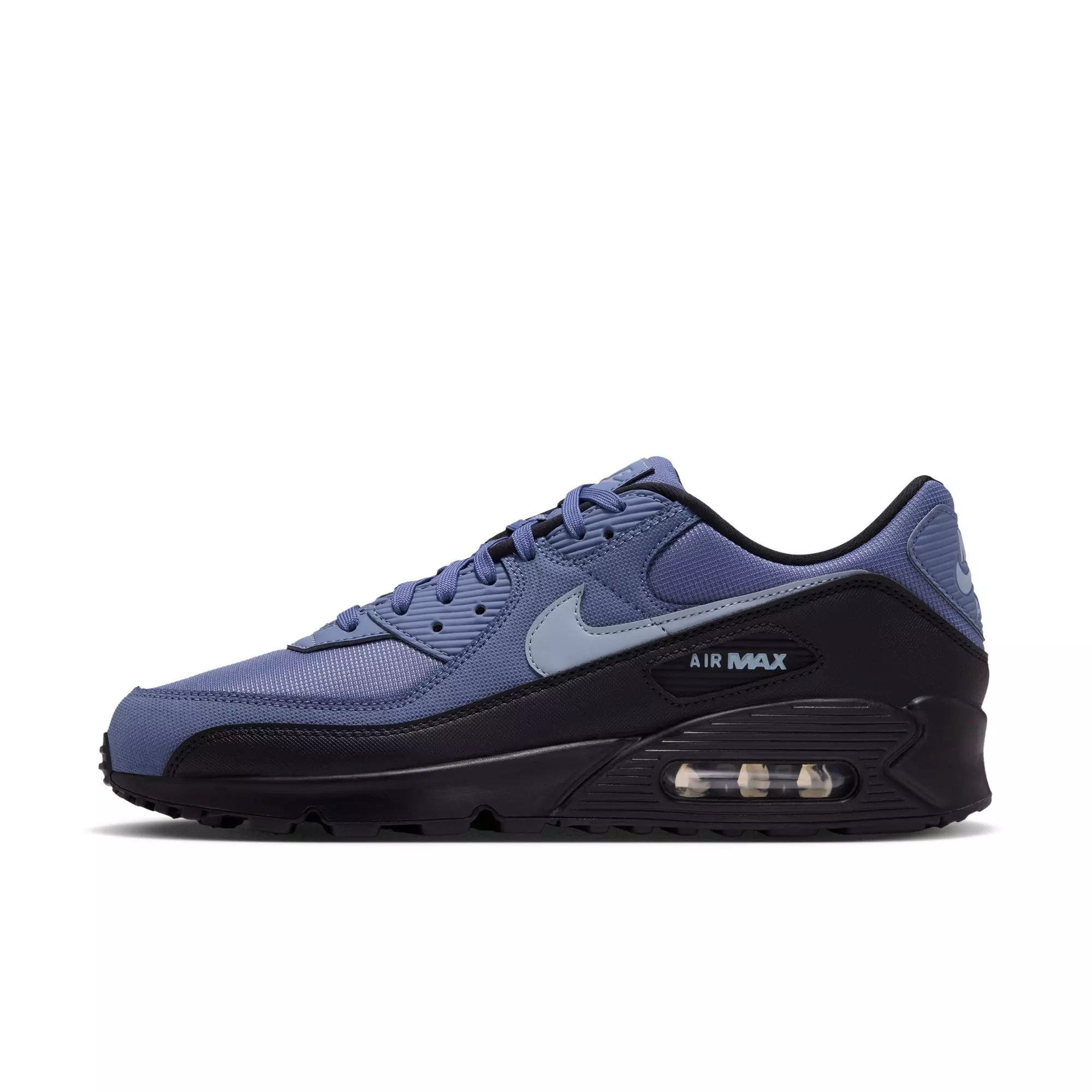 Nike Air Max 90 Premium "Diffused Blue" Men's Shoe - DIFFUSED BLUE/DOVE GREY/BLACK