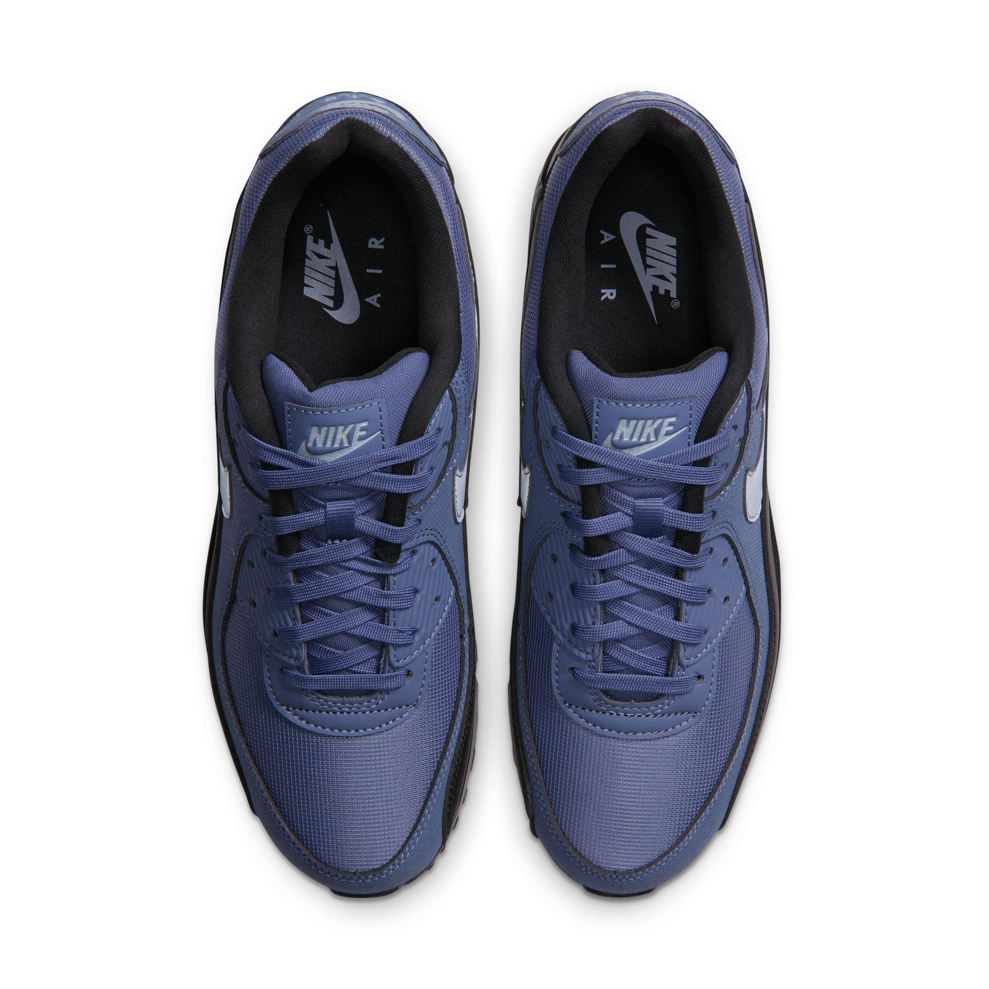 Nike Air Max 90 Premium "Diffused Blue" Men's Shoe - DIFFUSED BLUE/DOVE GREY/BLACK
