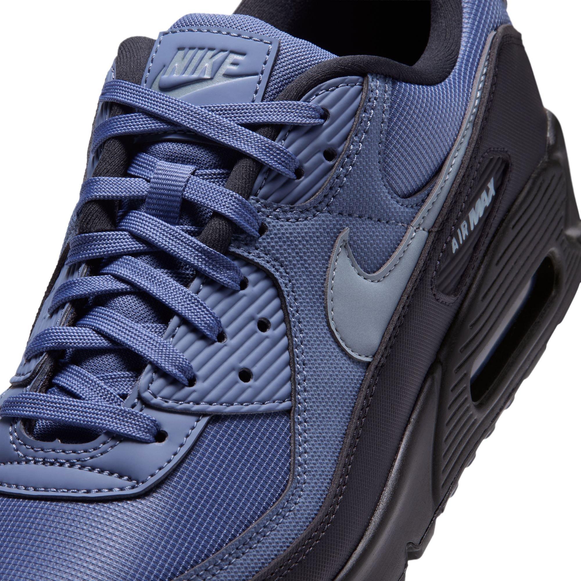 Nike Air Max 90 Premium "Diffused Blue" Men's Shoe - DIFFUSED BLUE/DOVE GREY/BLACK