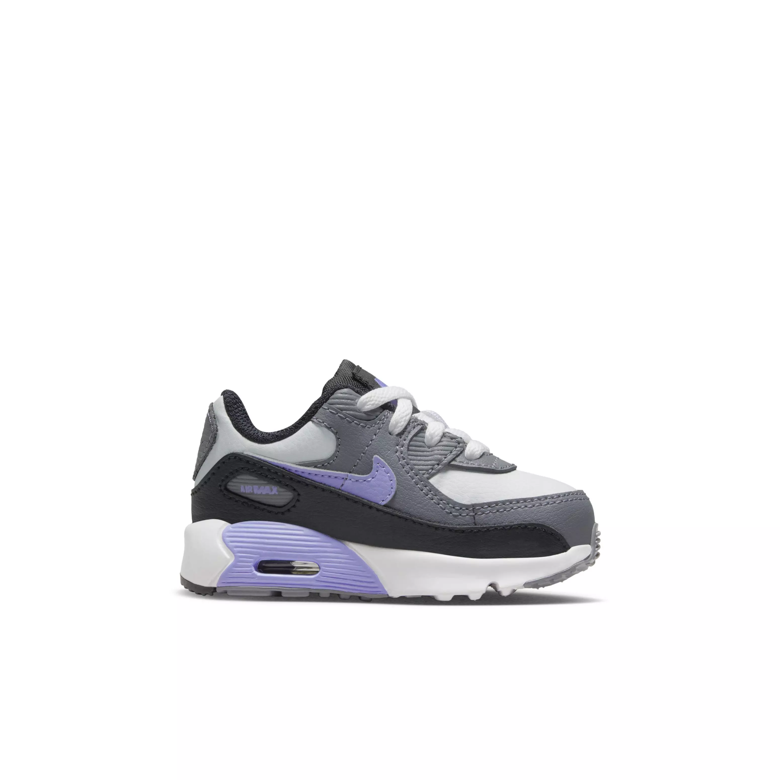 Nike Air Max 90 LTR "Photon Dust/Cool Grey/Black/Light Thistle" Infant Boys' Shoe - DUST/GREY/BLACK/LT THISTLE