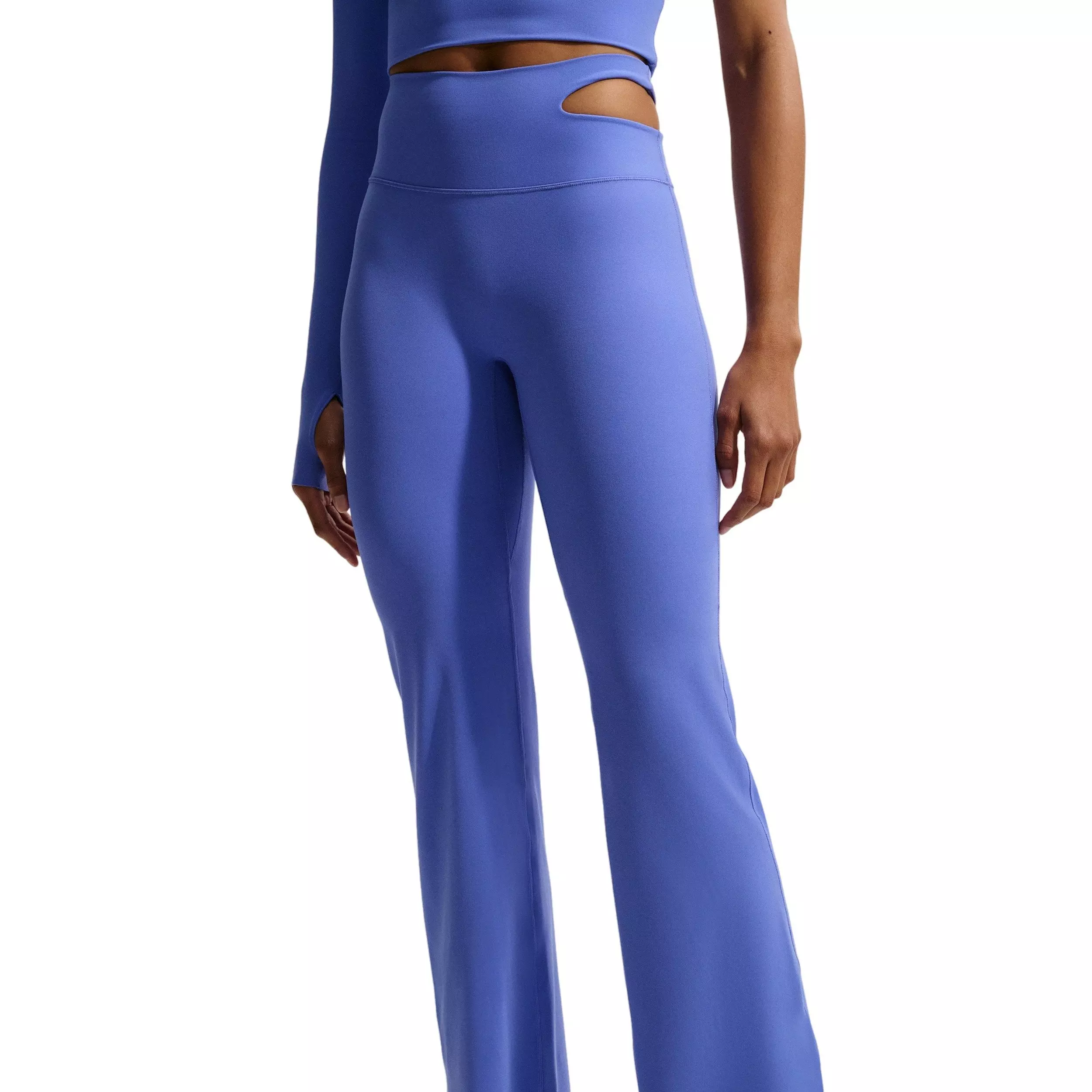 Nike Women's Zenvy High-Waisted Flared Leggings - Sapphire - SAPPHIRE