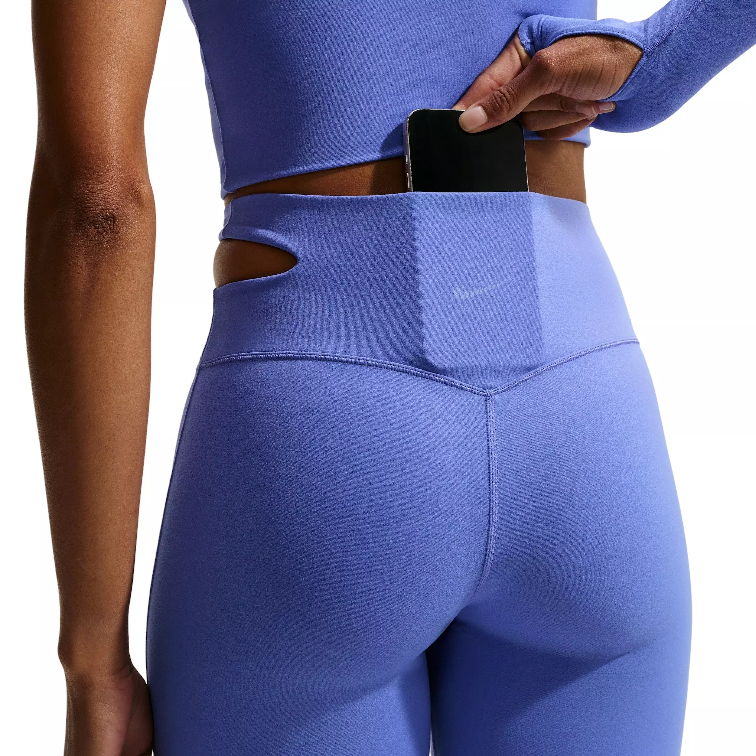 Nike Women's Zenvy High-Waisted Flared Leggings - Sapphire - SAPPHIRE