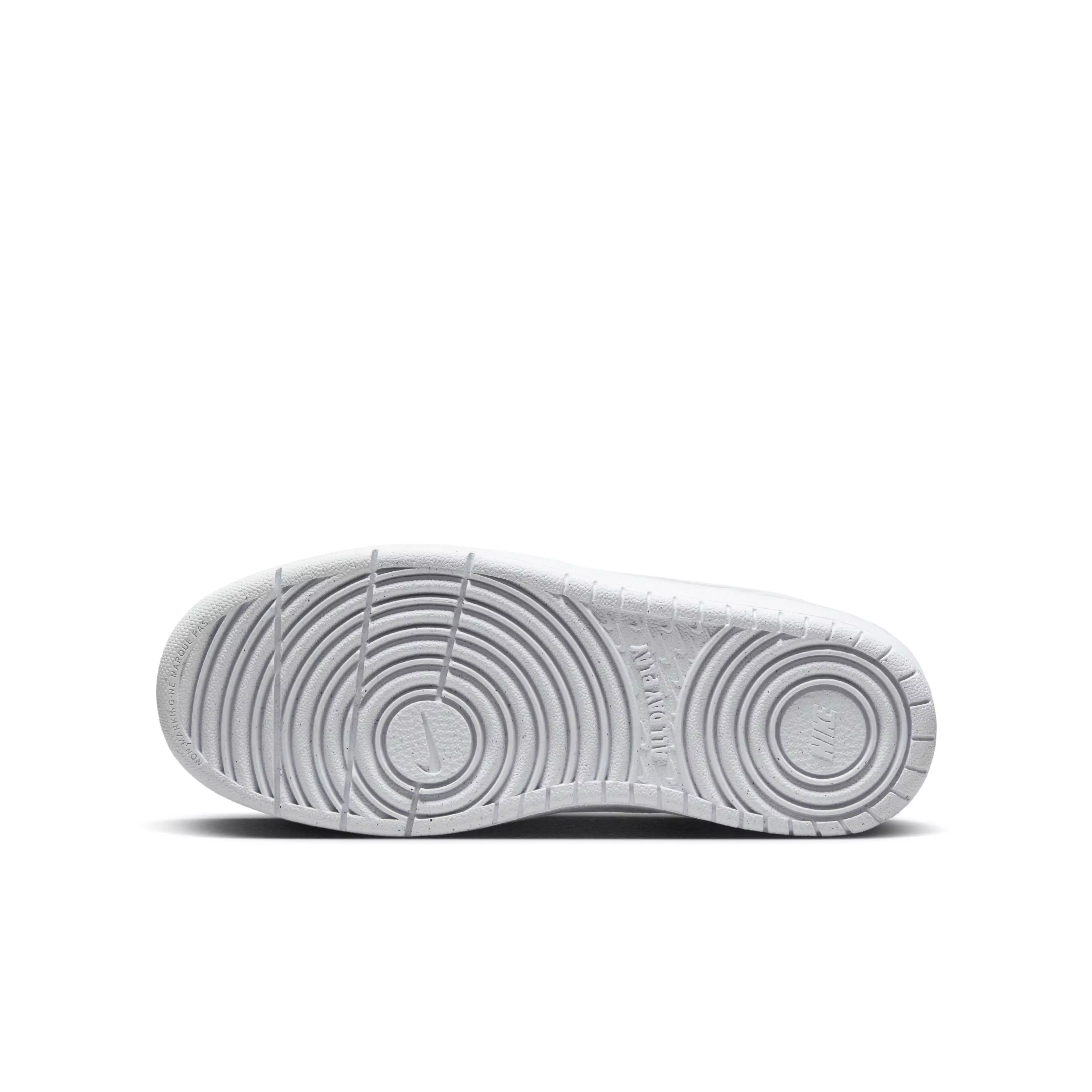 Nike Court Borough Low Recraft "White/White/White" Grade School Boys' Shoe - WHITE/WHITE/WHITE