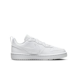 Nike Court Borough Low Recraft "White/White/White" Grade School Boys' Shoe