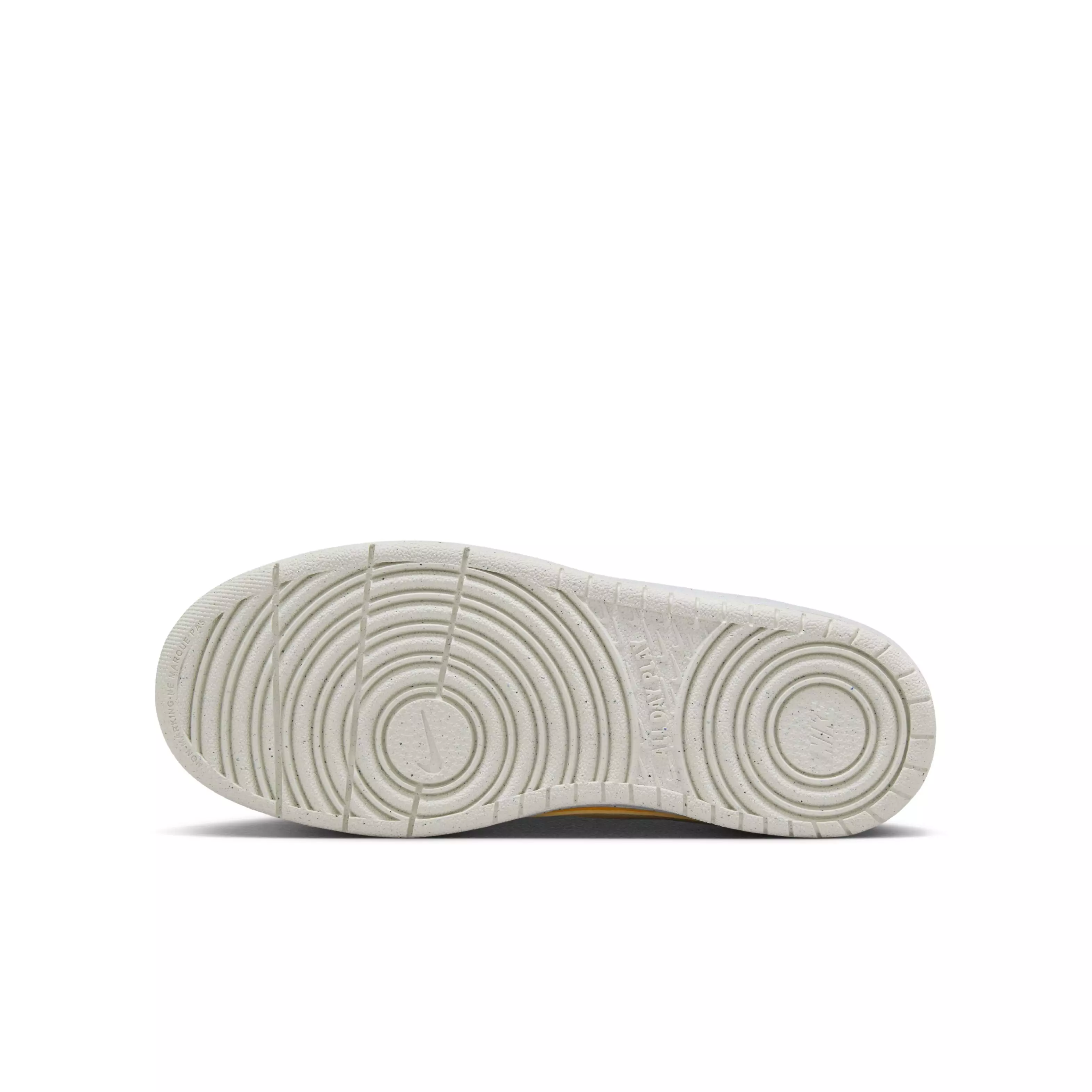 Nike Court Borough Low Recraft "Pale Ivory/Melon Tint/White/Football Grey" Grade School Girls' Shoe - IVORY/MELON/WHITE/GREY