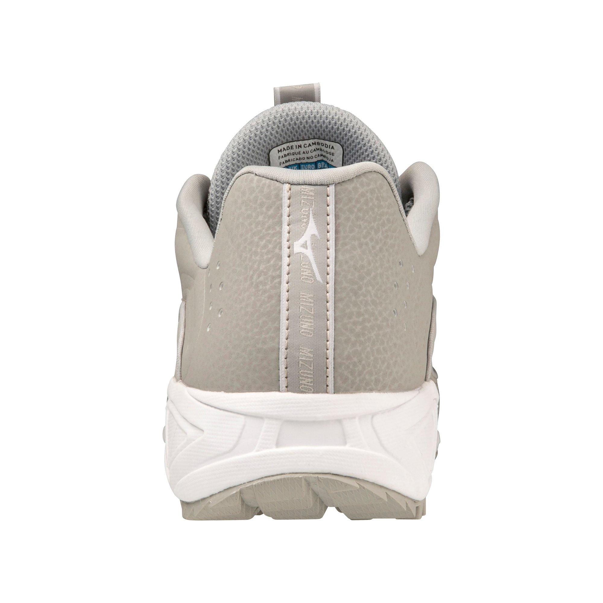 Mizuno Ambition 3 FP AS "Grey/White" Women's Softball Shoe - GREY/WHITE Thumbnail View 5