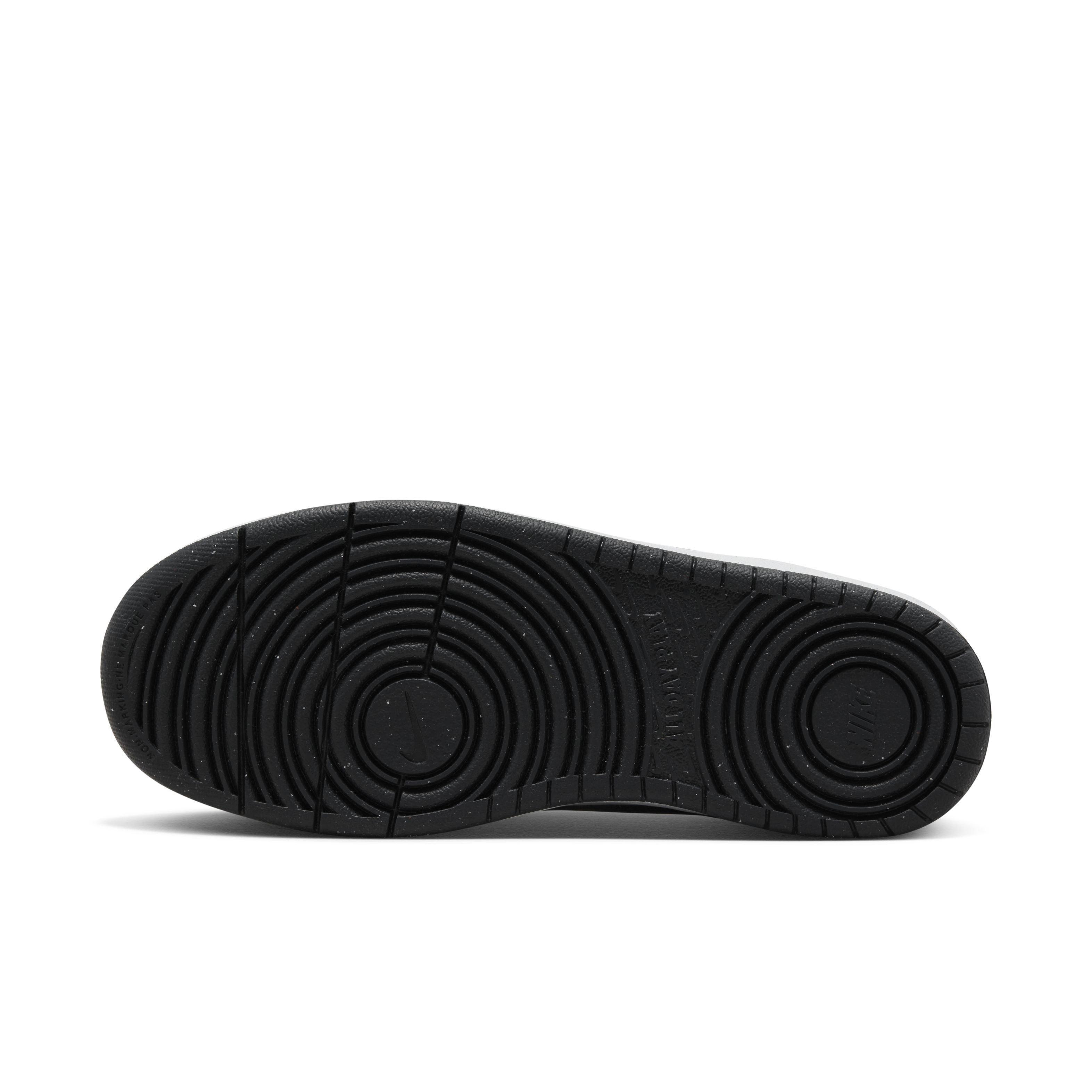 Nike Court Borough Low Recraft "White/Fierce Pink/Light Ultramarine/Dark Obsidian" Grade School Kids' Shoe - WHITE/PINK/LT ULTRAMARINE/DK OBSIDIAN Thumbnail View 6