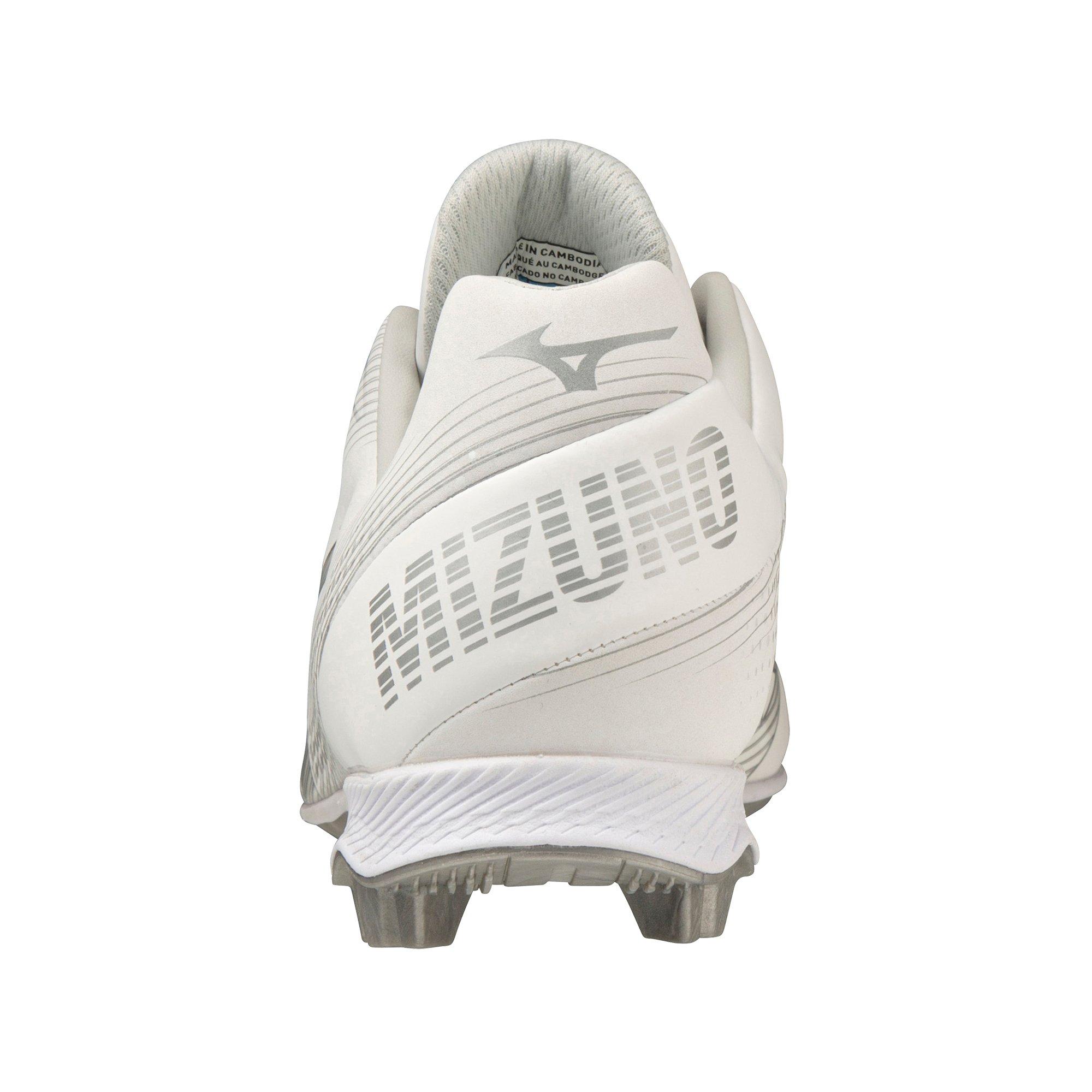 Mizuno Wave Finch LightRevo TPU "White" Women's Softball Cleat - WHITE Thumbnail View 5