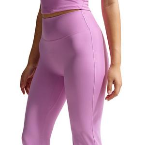 Nike Women's Zenvy High-Waisted Flared Leggings with No Front Seam -Lt Magenta