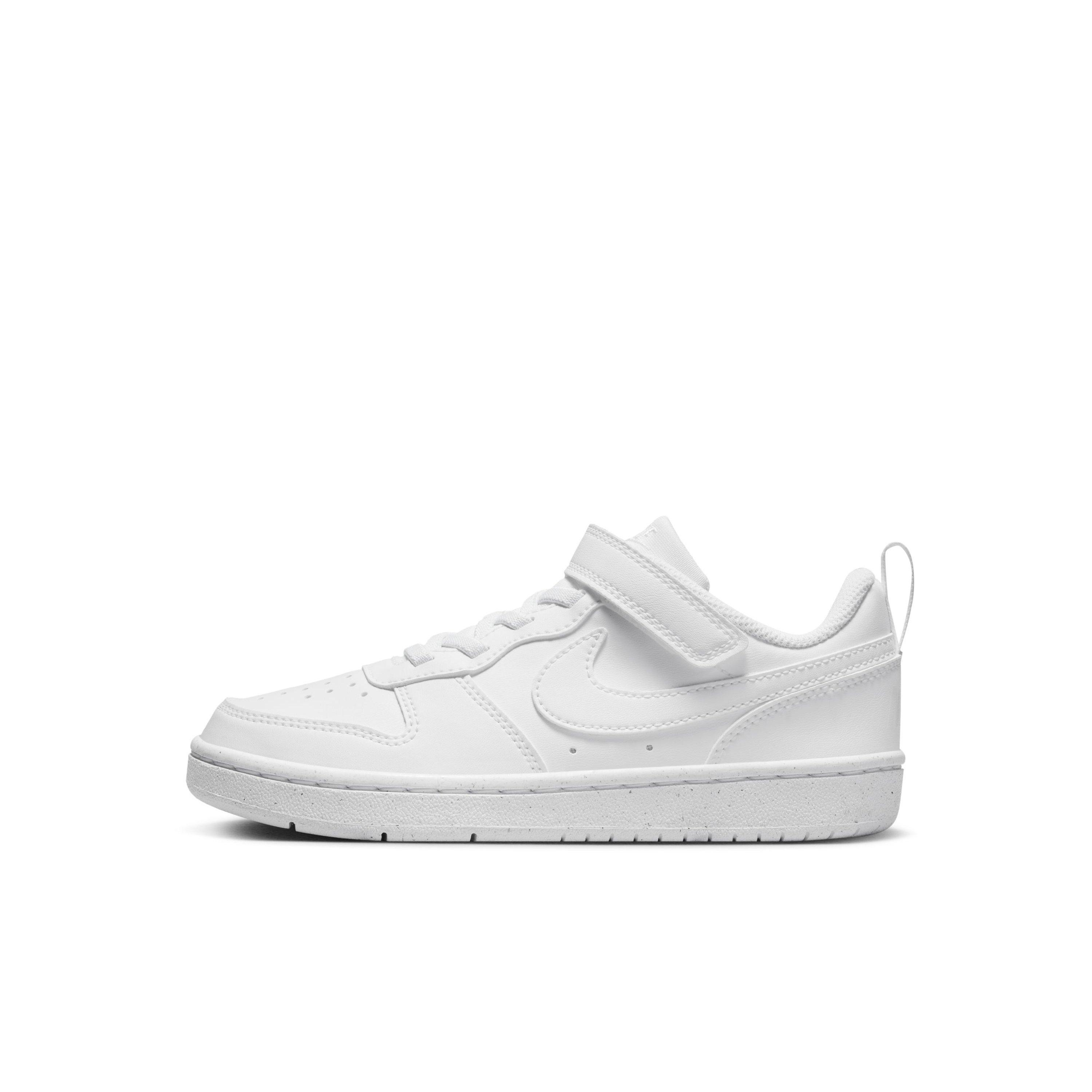 Nike Court Borough Low Recraft Preschool Boys' "White/White/White" Shoe