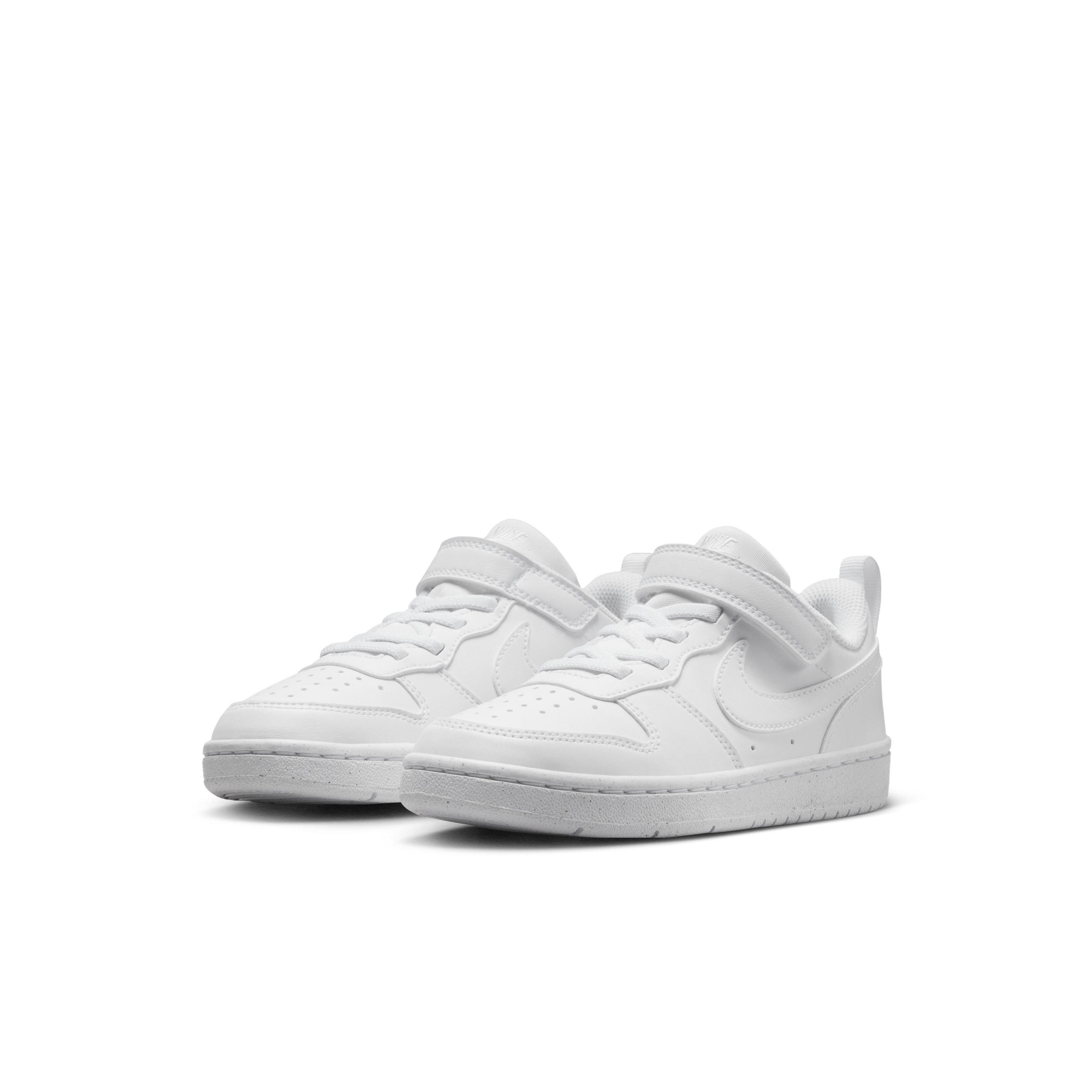 Nike Court Borough Low Recraft Preschool Boys' "White/White/White" Shoe