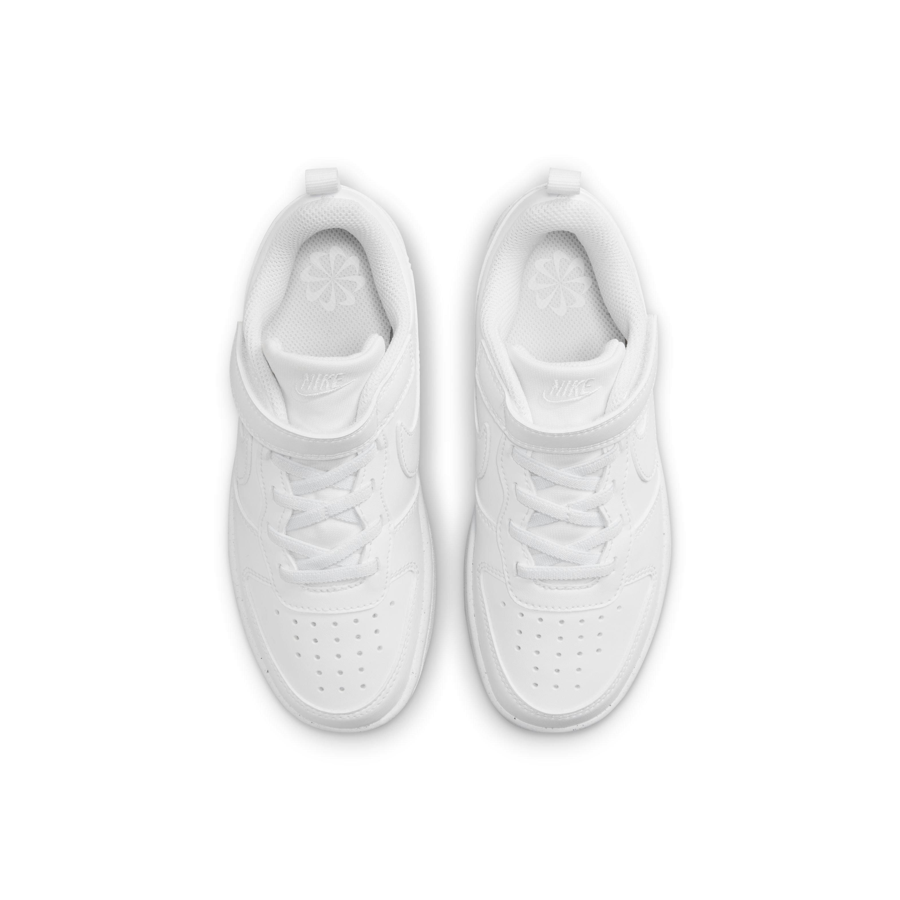 Nike Court Borough Low Recraft Preschool Boys' "White/White/White" Shoe