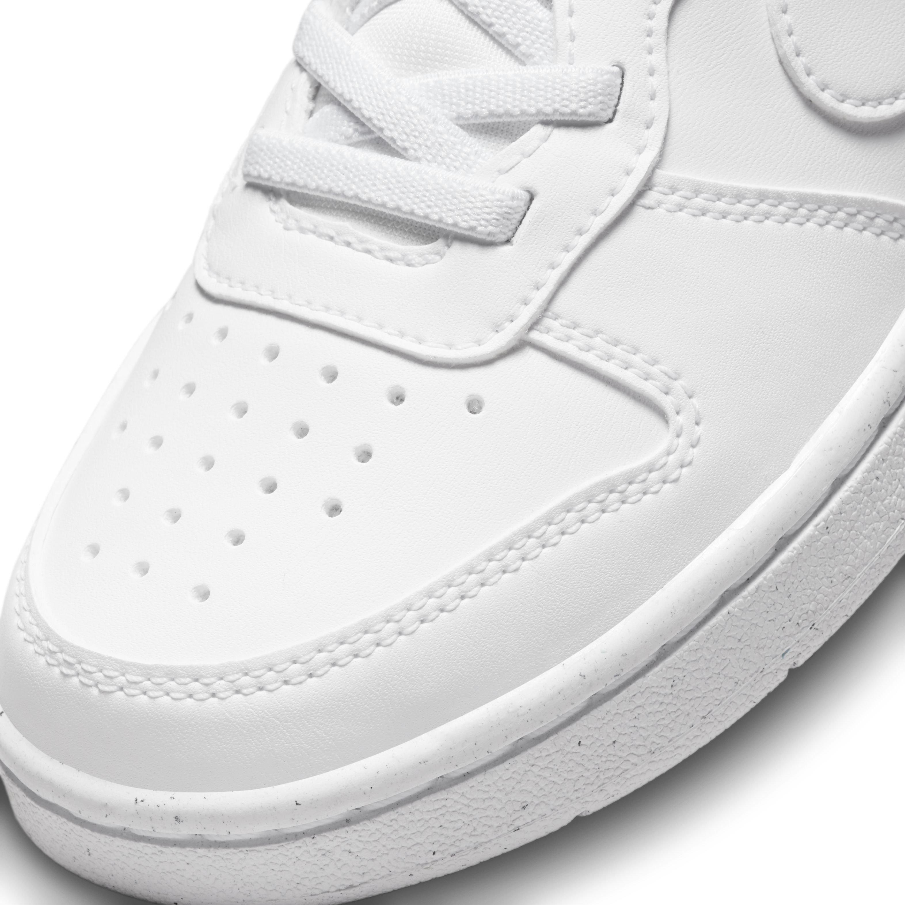 Nike Court Borough Low Recraft Preschool Boys' "White/White/White" Shoe