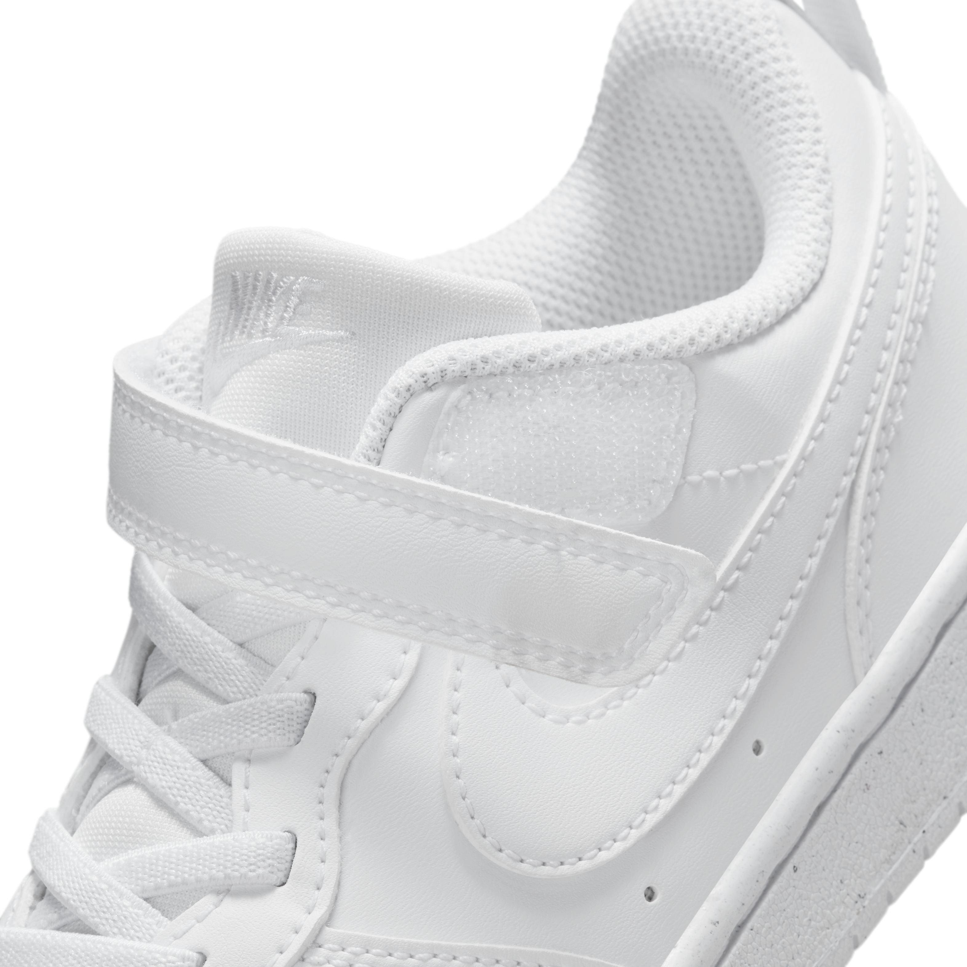 Nike Court Borough Low Recraft Preschool Boys' "White/White/White" Shoe